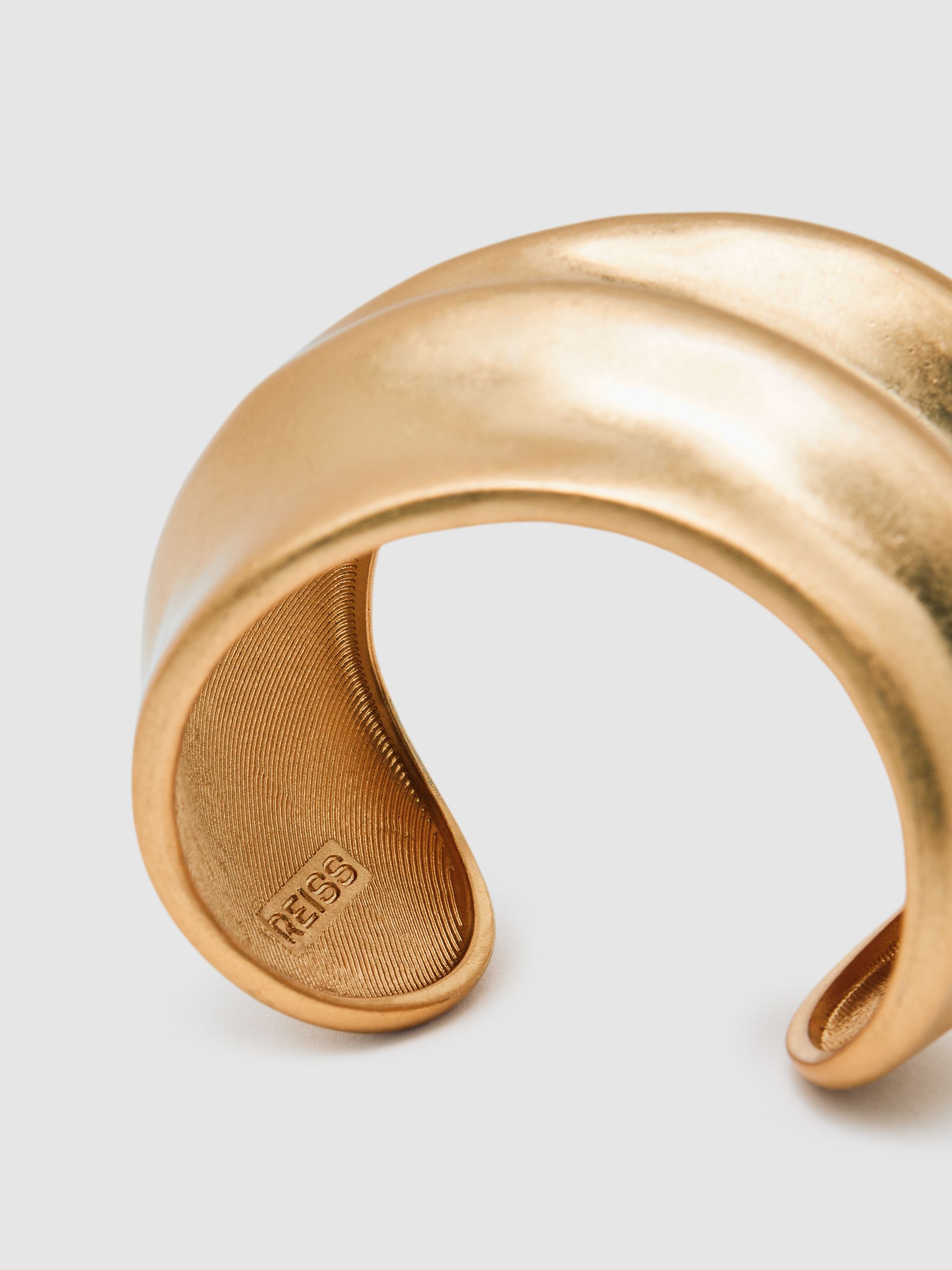 Sculptural Cuff in Gold Tone - image 2