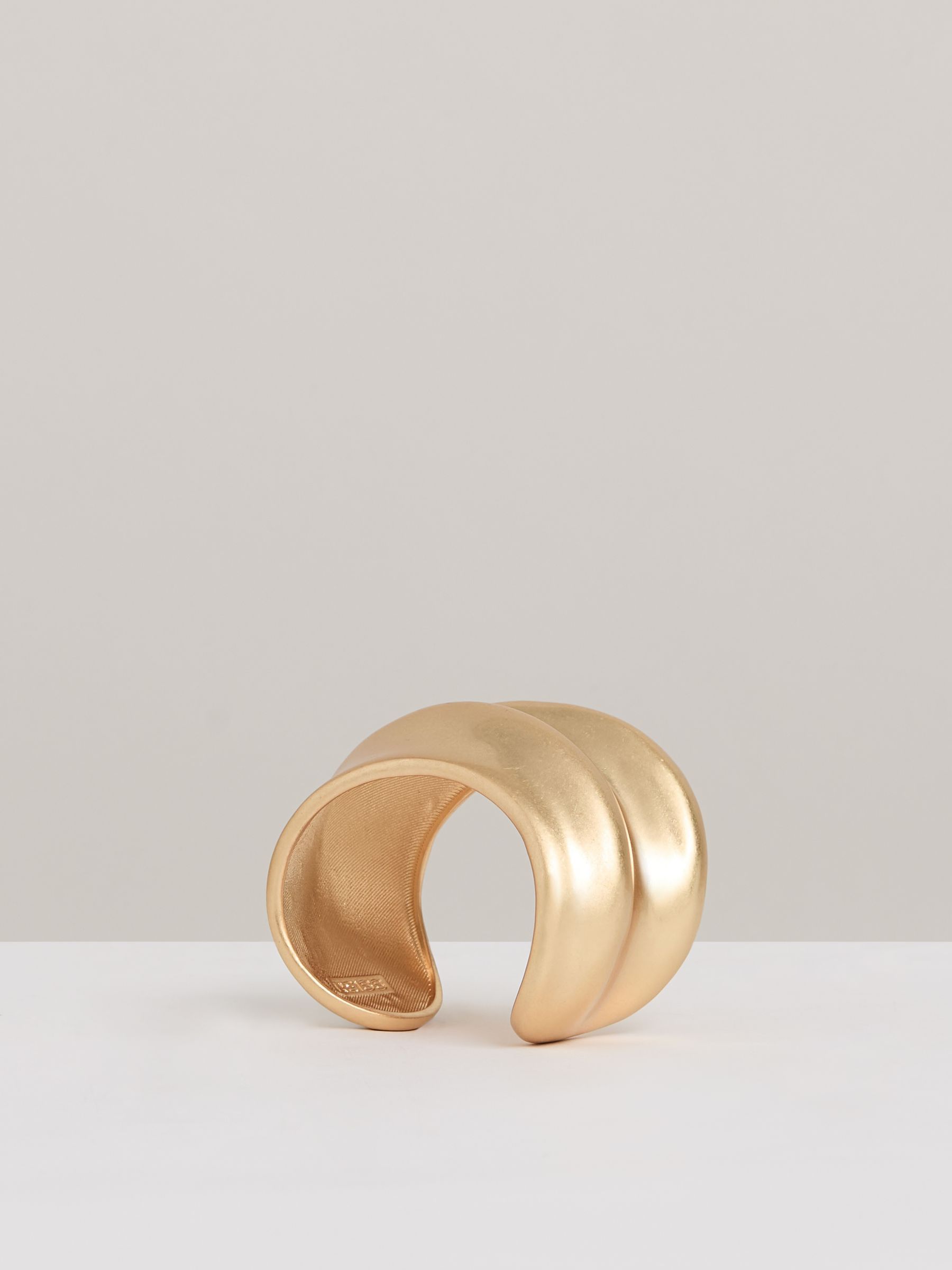 Sculptural Cuff in Gold Tone - Image 3 of 6