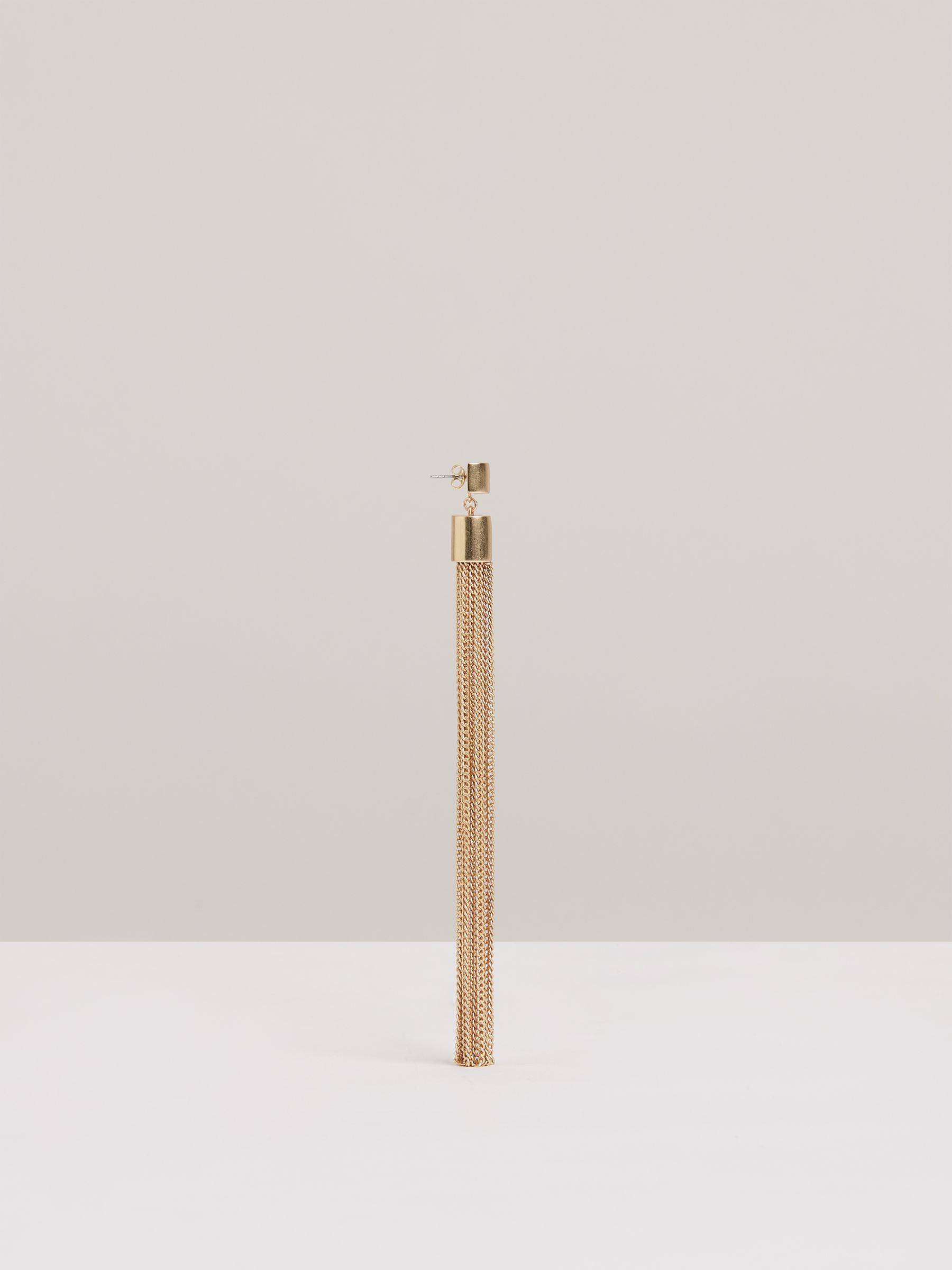 Tassel Drop Earrings in Gold Tone - Image 5 of 7