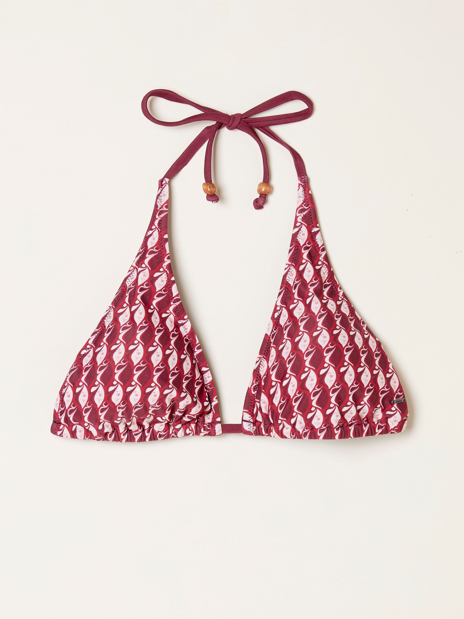 Red Triangle Maci Retro Shell Bikini Top - Image 5 of 5