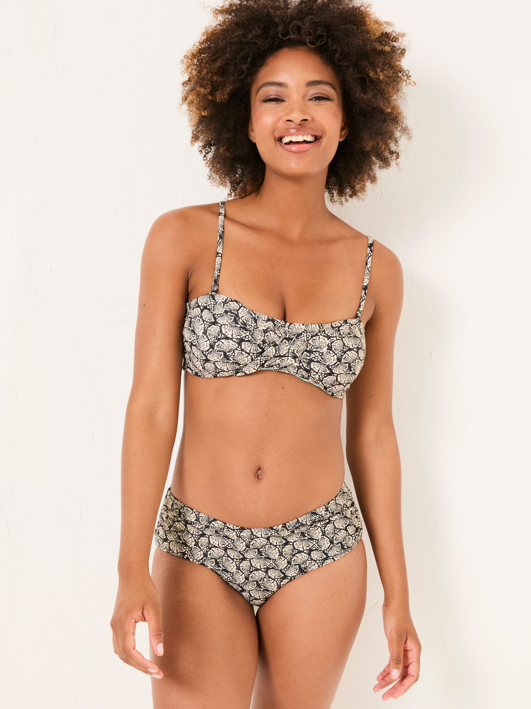 Camber Black Mono Shell Bikini Bottoms - Image 1 of 5
