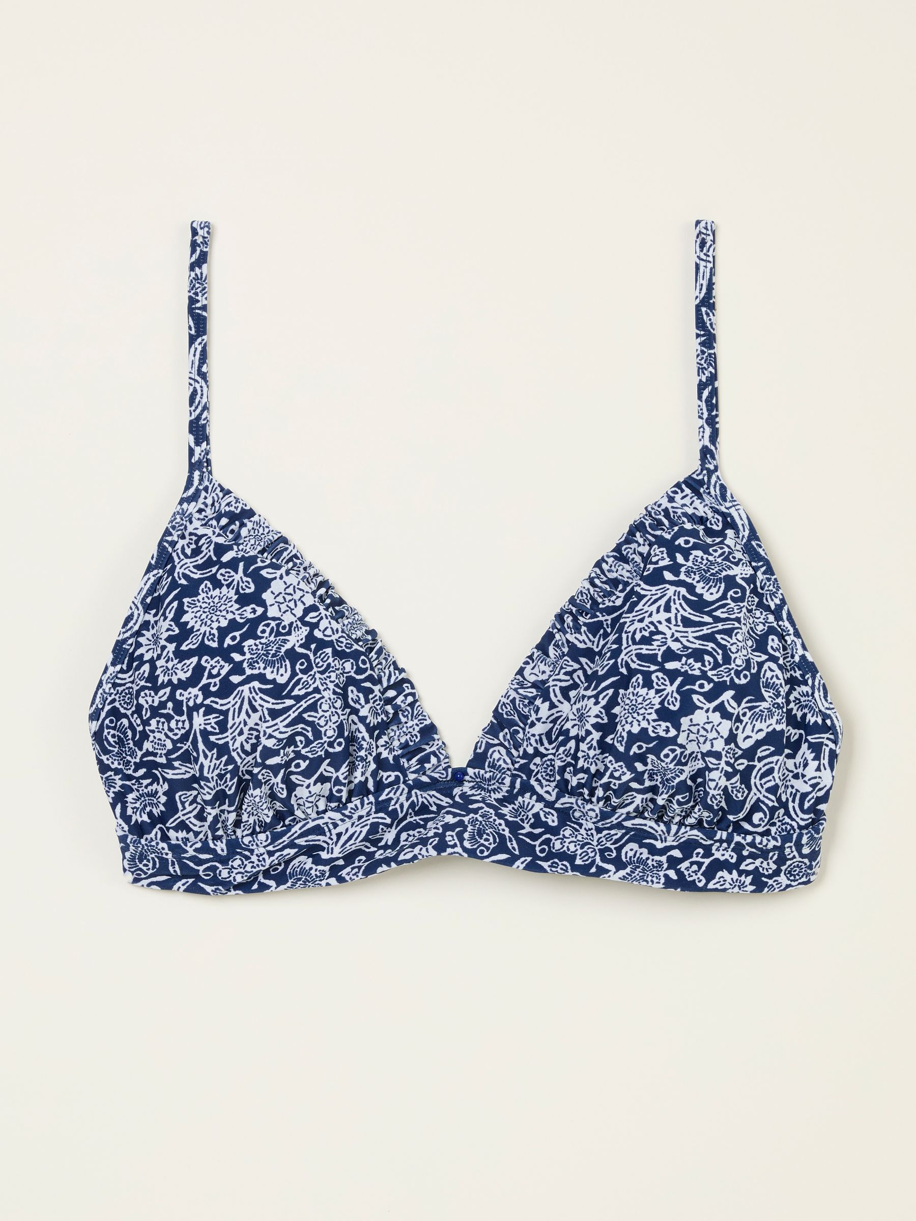 Formby Indigo Blue Damask Paisley Bikini Top - Image 5 of 5