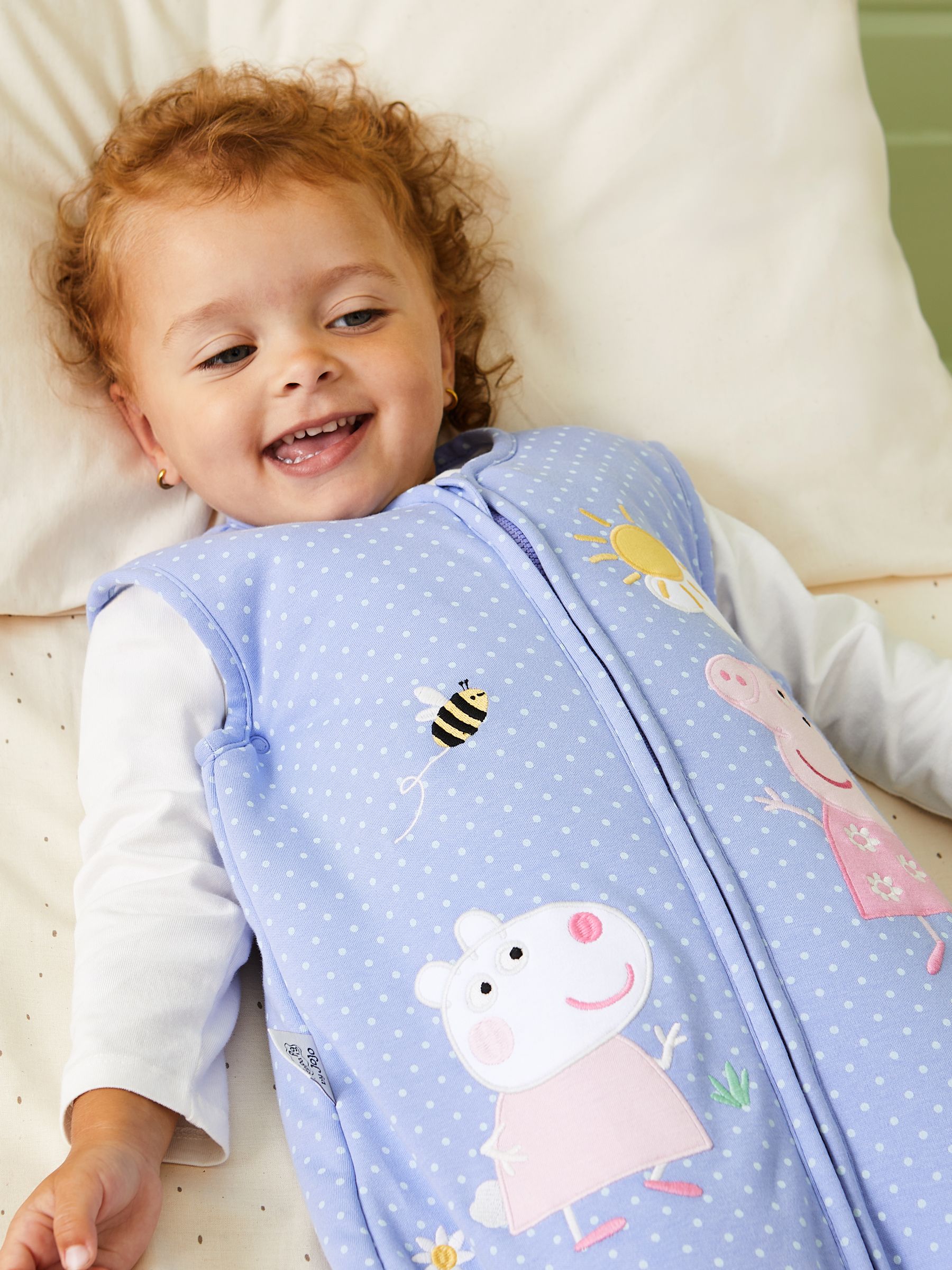 Peppa Pig Appliqué 2.5 Tog Toddler Sleeping Bag - Image 1 of 4