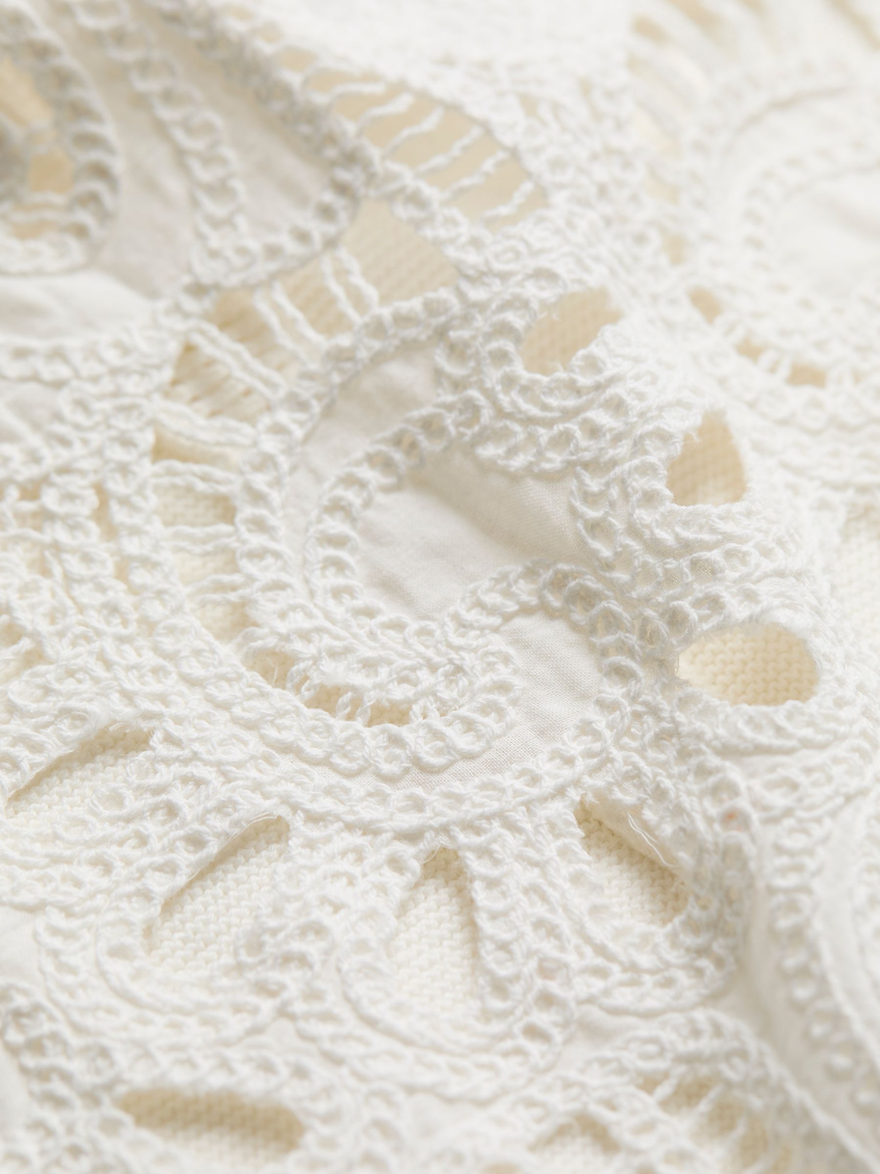 Clover Ivory Crochet Top - Image 8 of 8
