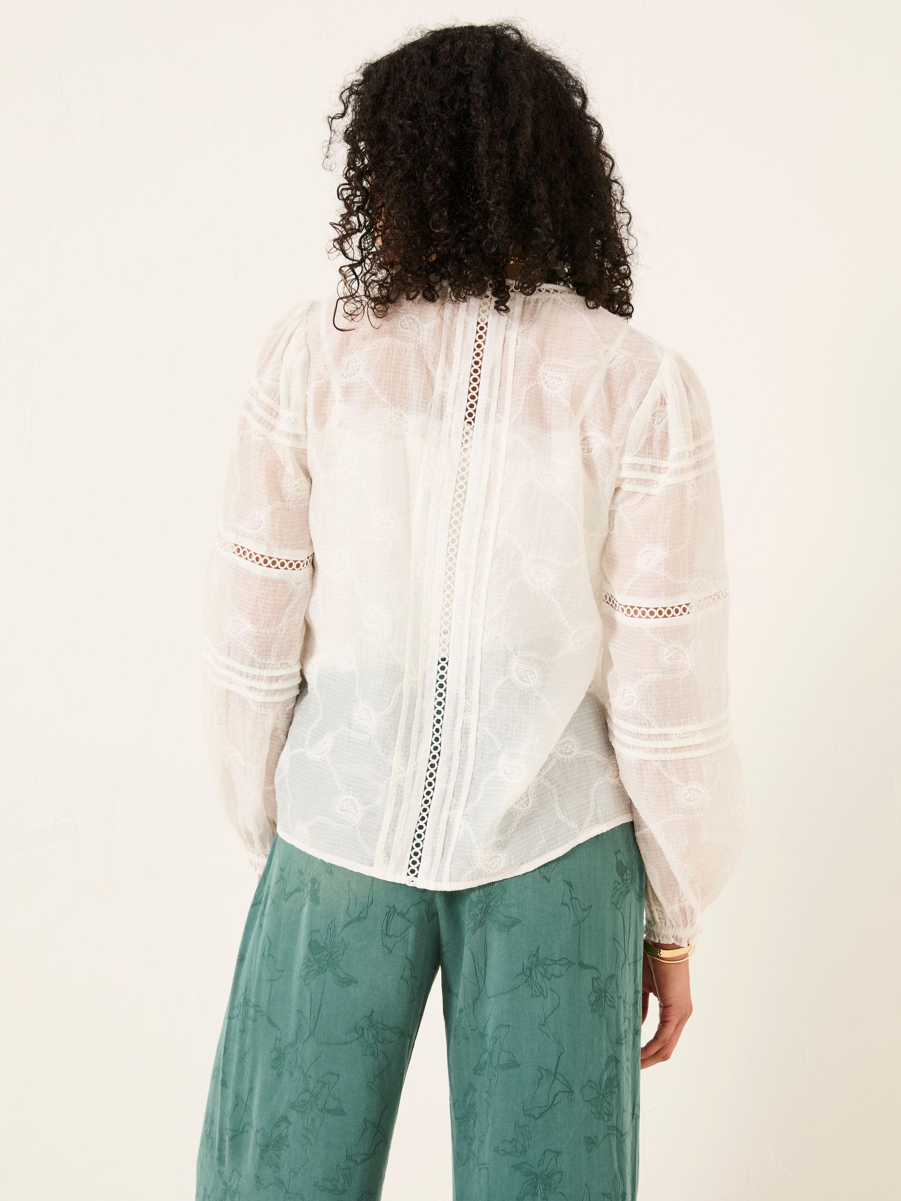 Jasmine Ivory Decorative Blouse - Image 2 of 14