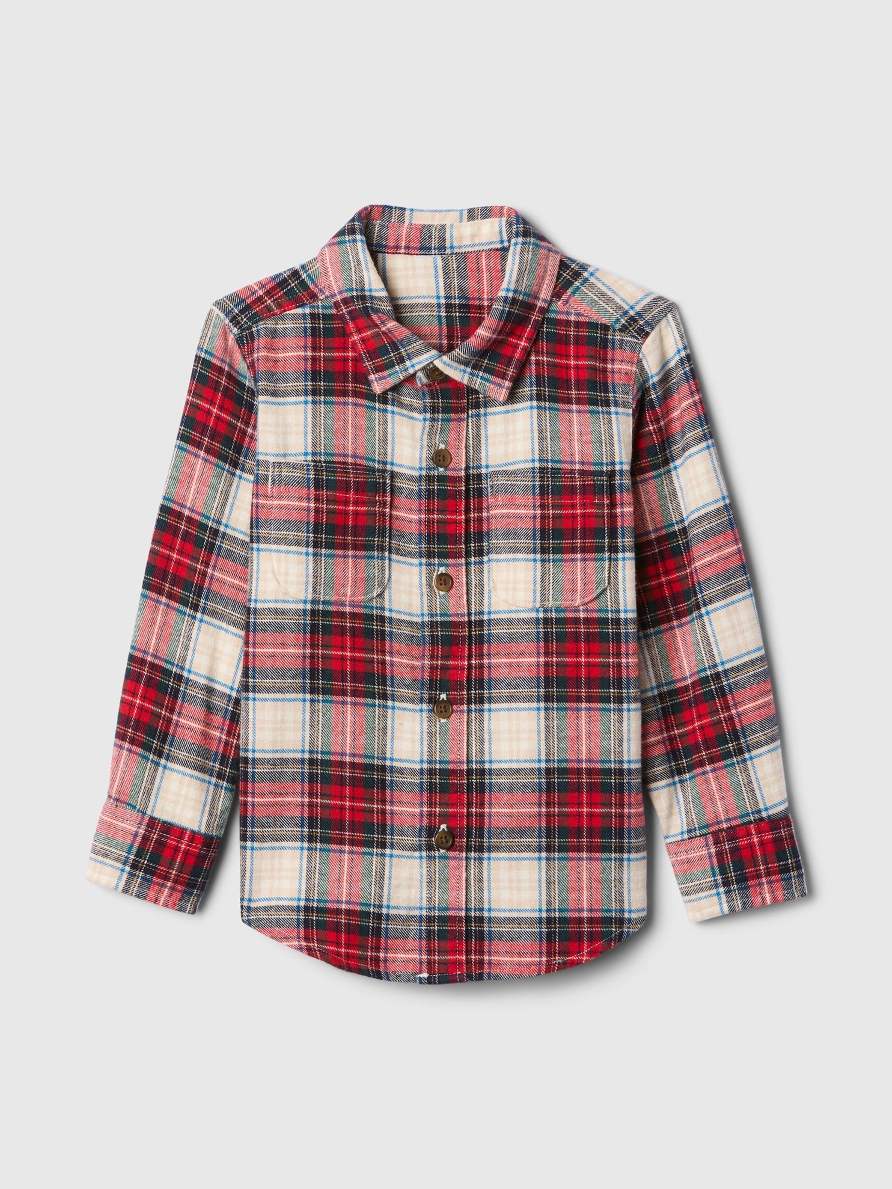 Red Flannel Shirt (6mths-5yrs) - Image 1 of 1