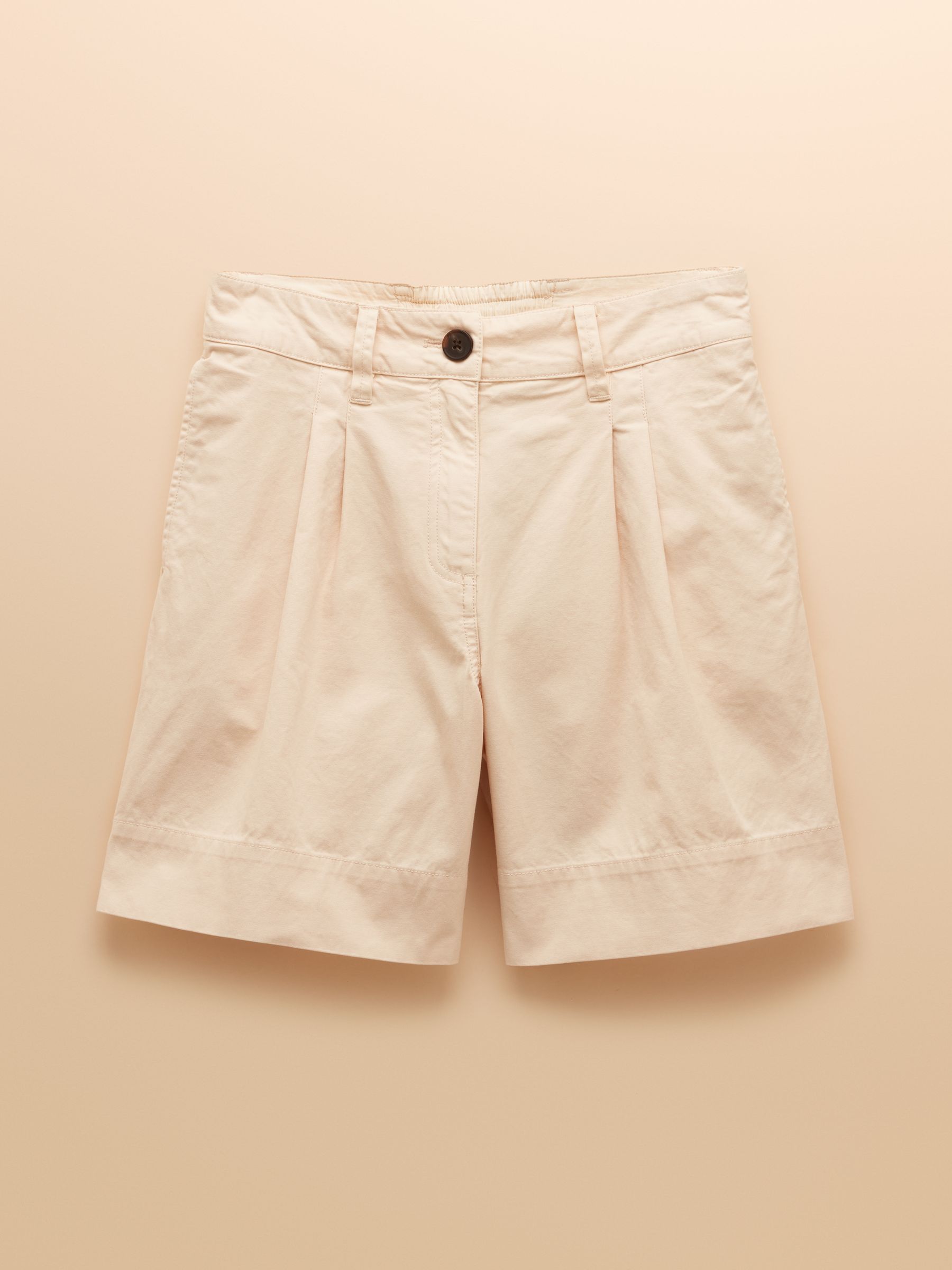 Demi Cream Cotton Shorts - Image 7 of 7