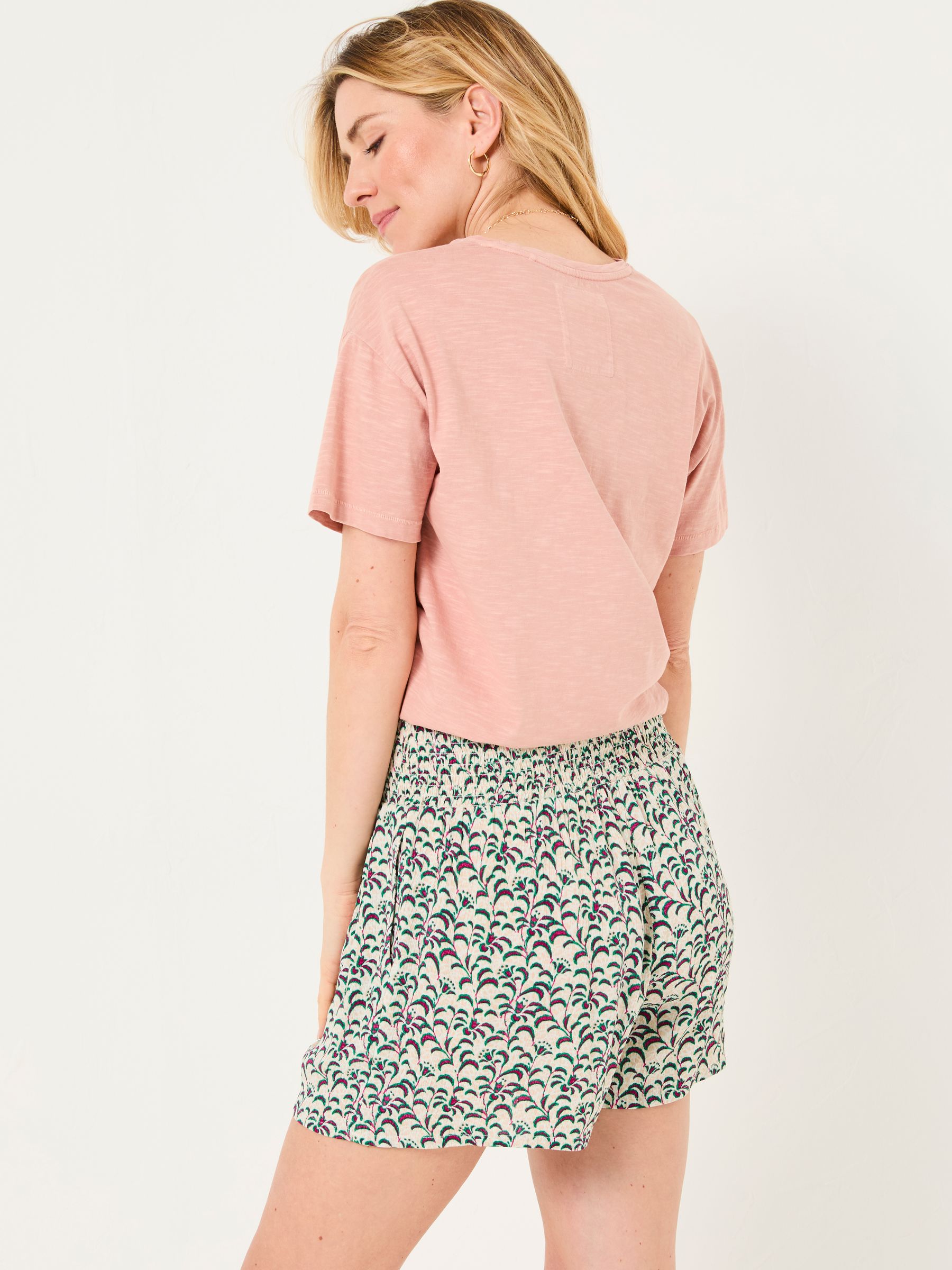 Rylee Multi Vine Floral Flippy Shorts - Image 2 of 6