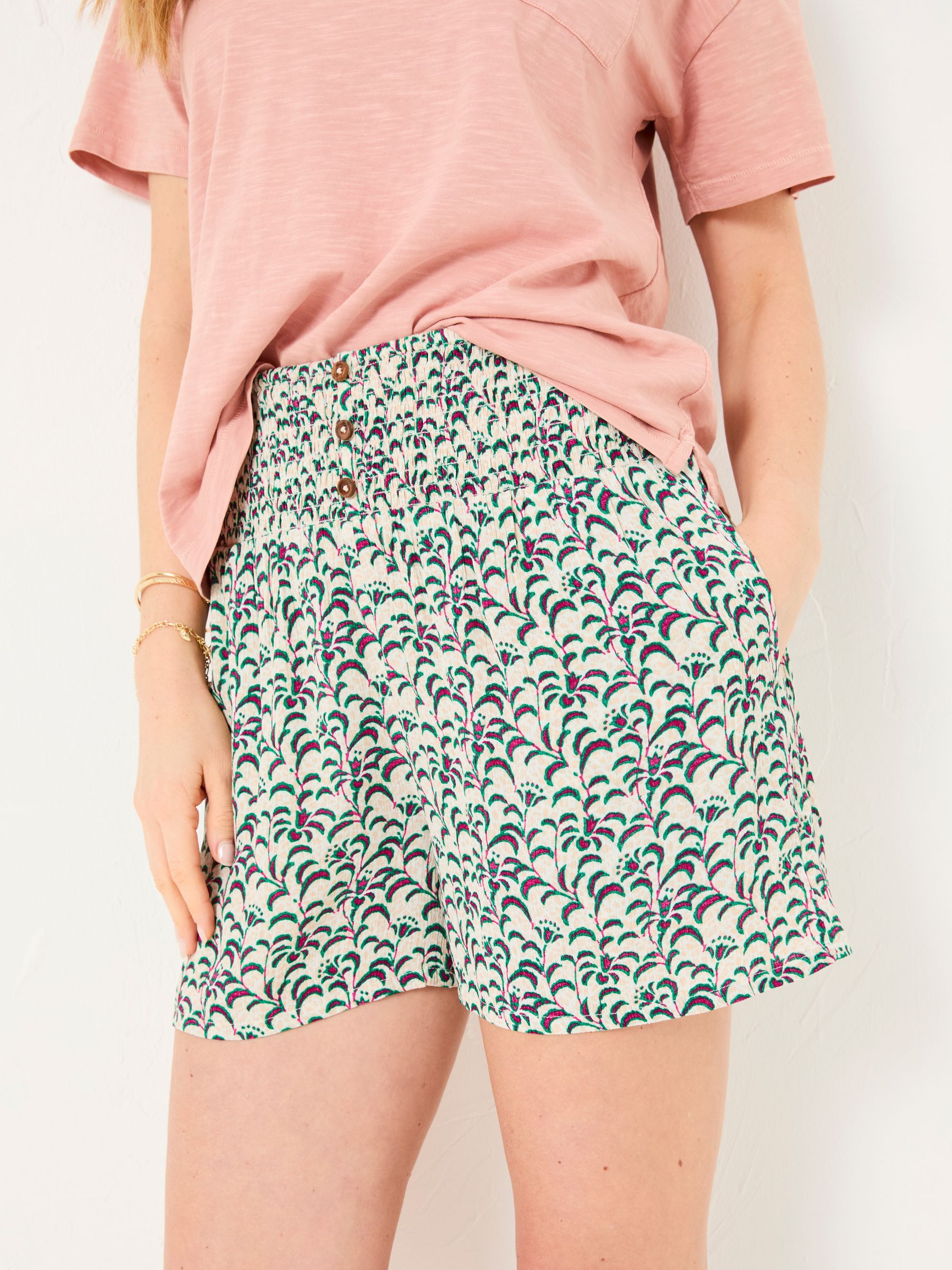 Rylee Multi Vine Floral Flippy Shorts - Image 5 of 6