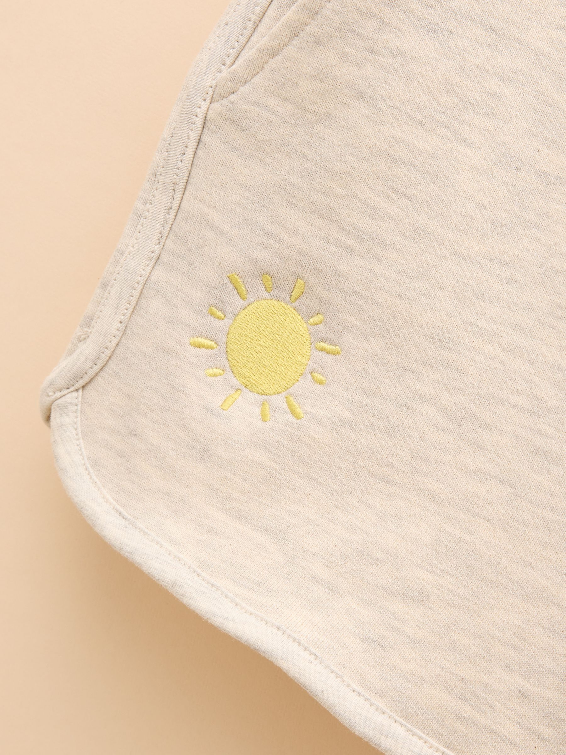 Summerdays Natural Embroidered Jersey Co-ord - Image 11 of 12
