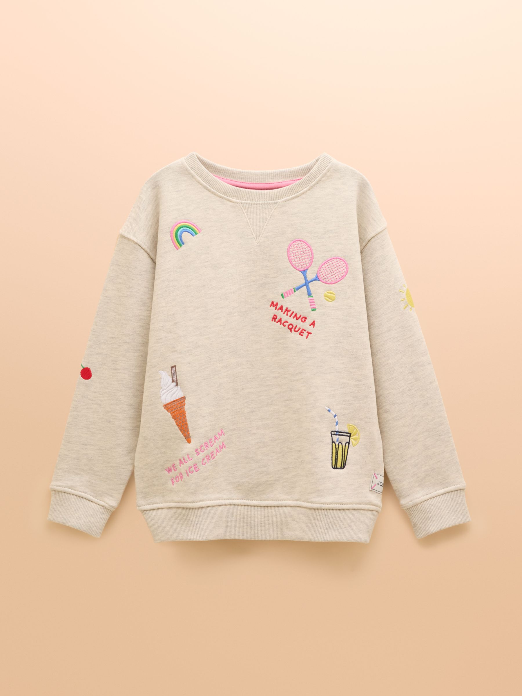 Summerdays Natural Embroidered Jersey Co-ord - Image 2 of 12