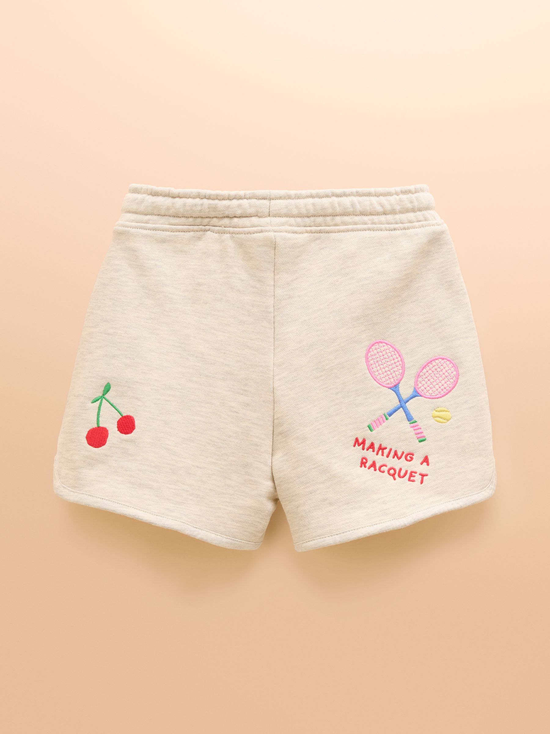 Summerdays Natural Embroidered Jersey Co-ord - Image 5 of 12