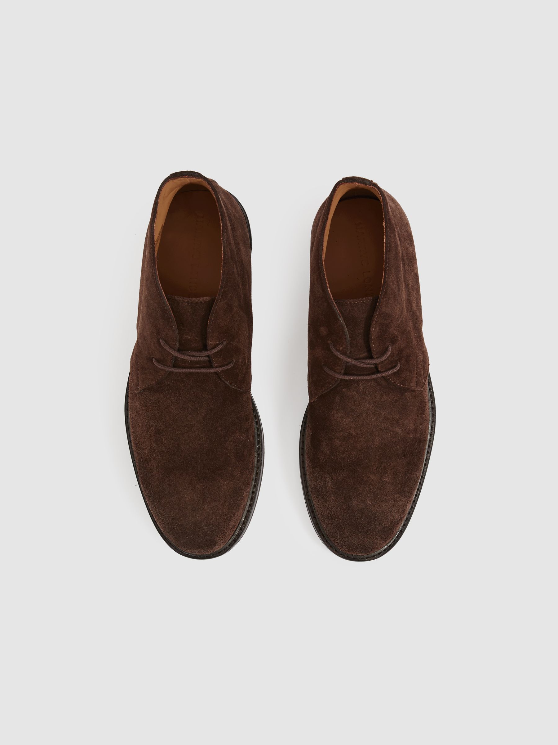 Harrys London Howie Boot Suede Chukka Boots in Black - Image 2 of 4