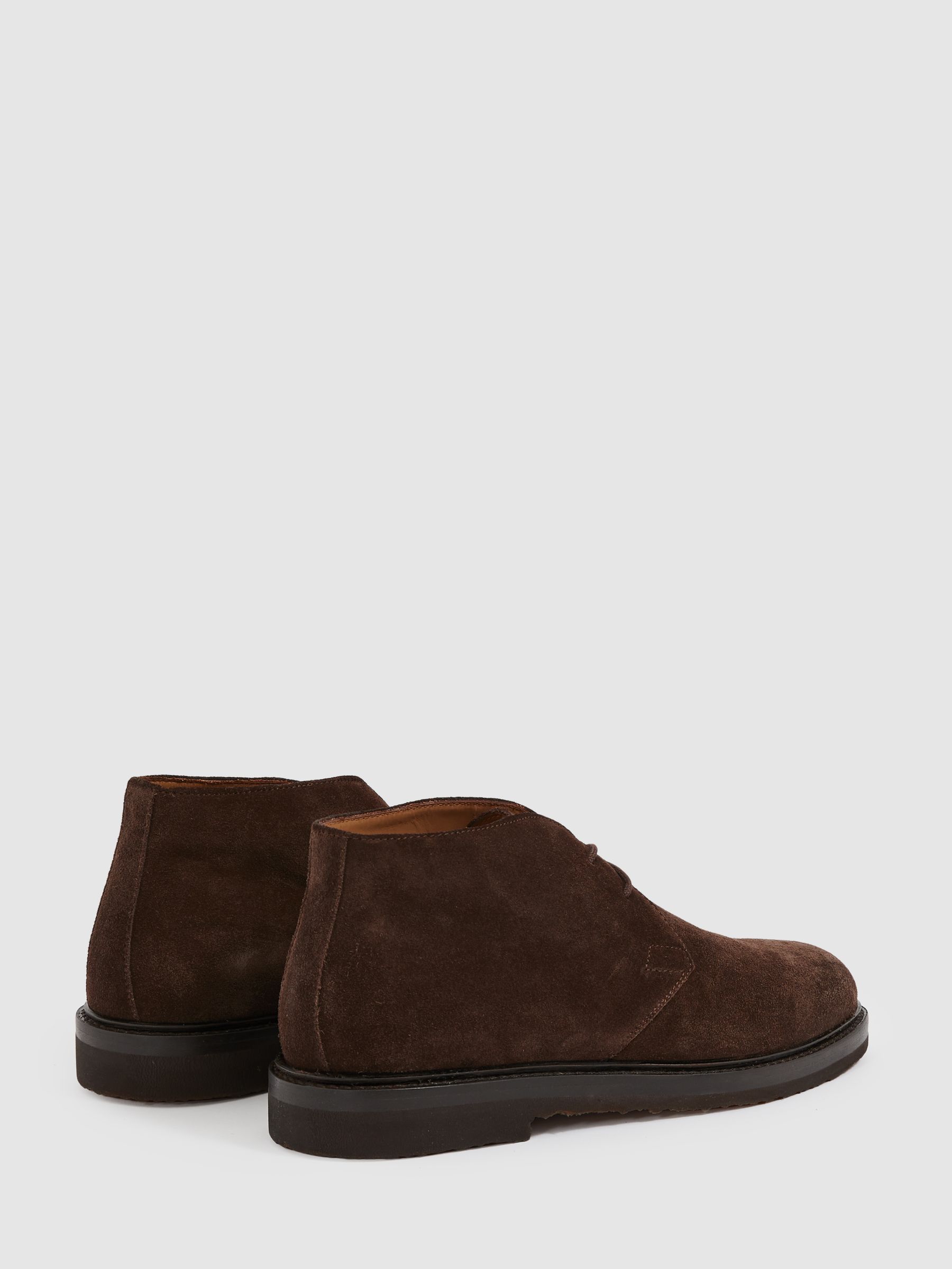 Harrys London Howie Boot Suede Chukka Boots in Black - Image 3 of 4