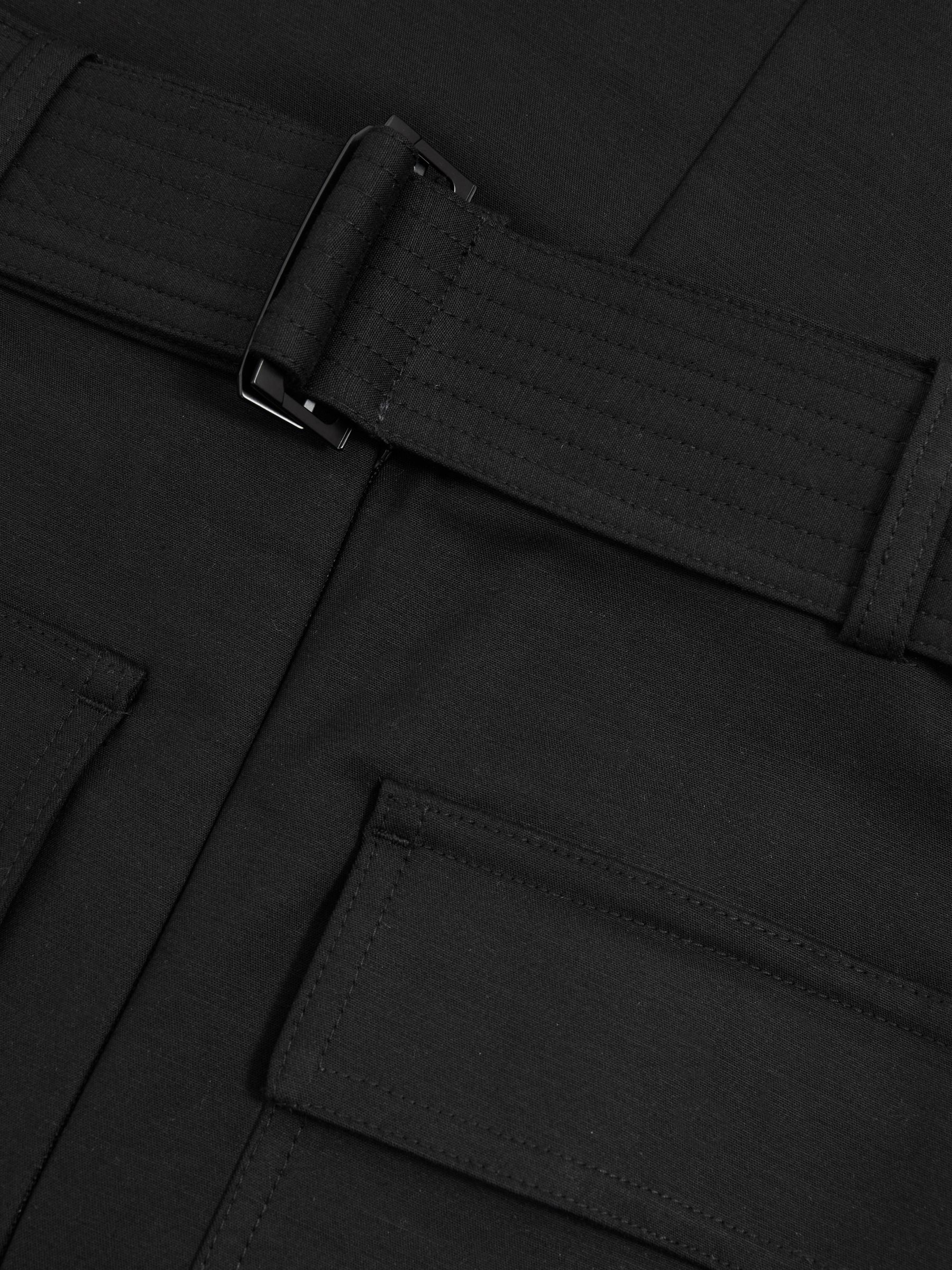 Cargo Pencil Skirt With Cotton in Black - Image 7 of 7