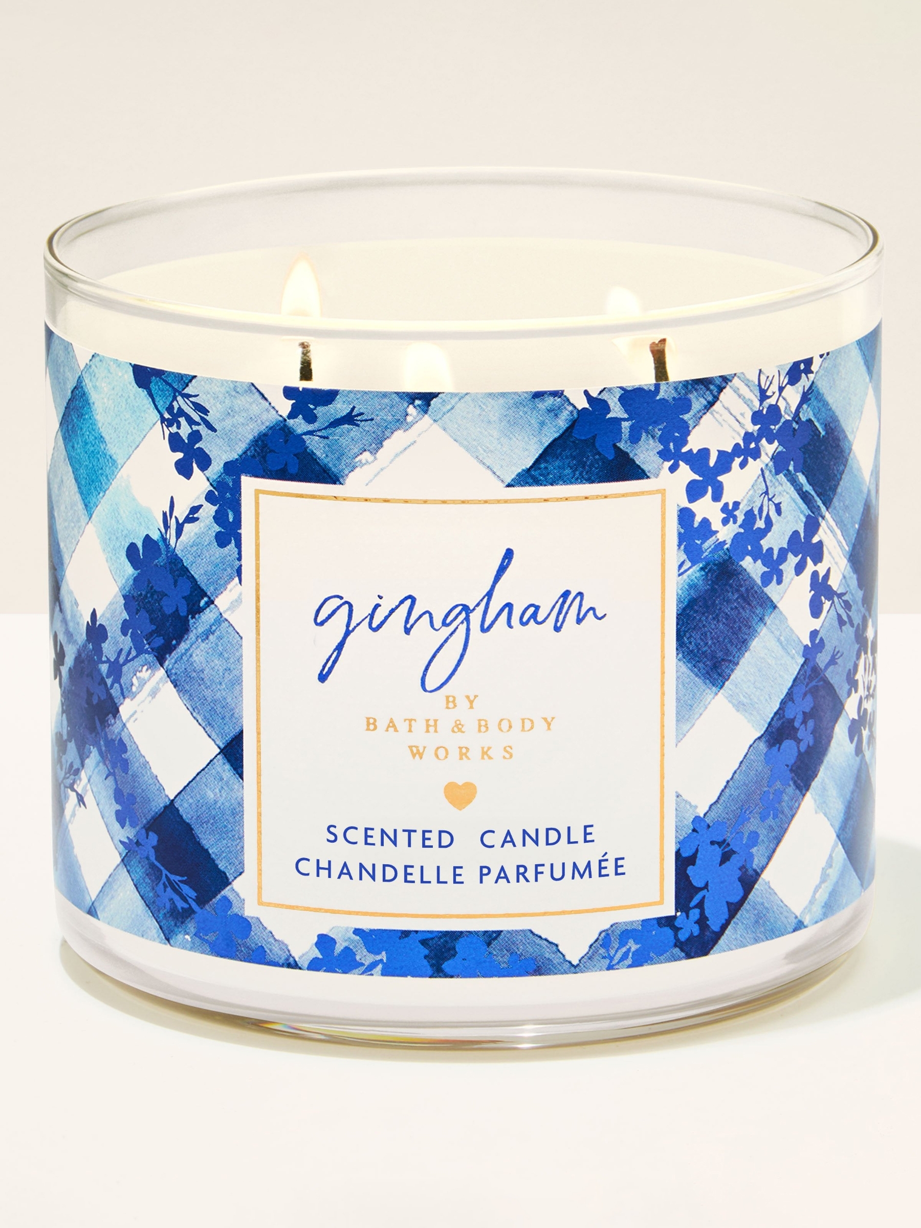 Gingham Candle 411g 3 Wick - Image 1 of 2