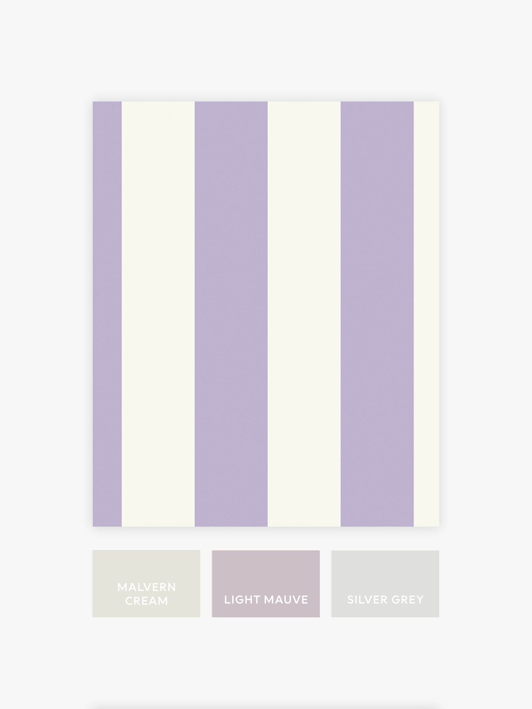 Next Lilac Craft Stripe 10M Wallpaper - Image 3 of 4