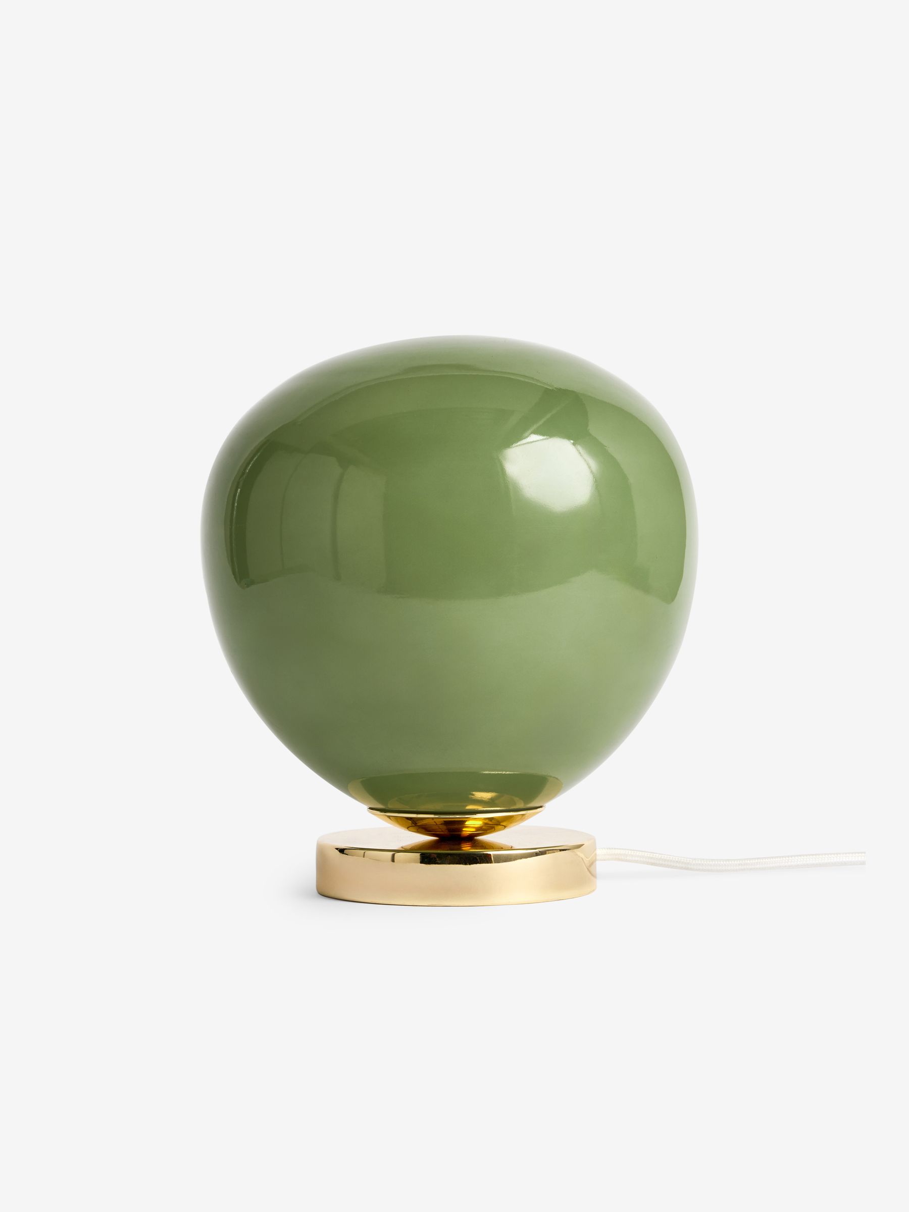 Adrianne Table Lamp in Teal Blue - Image 4 of 5