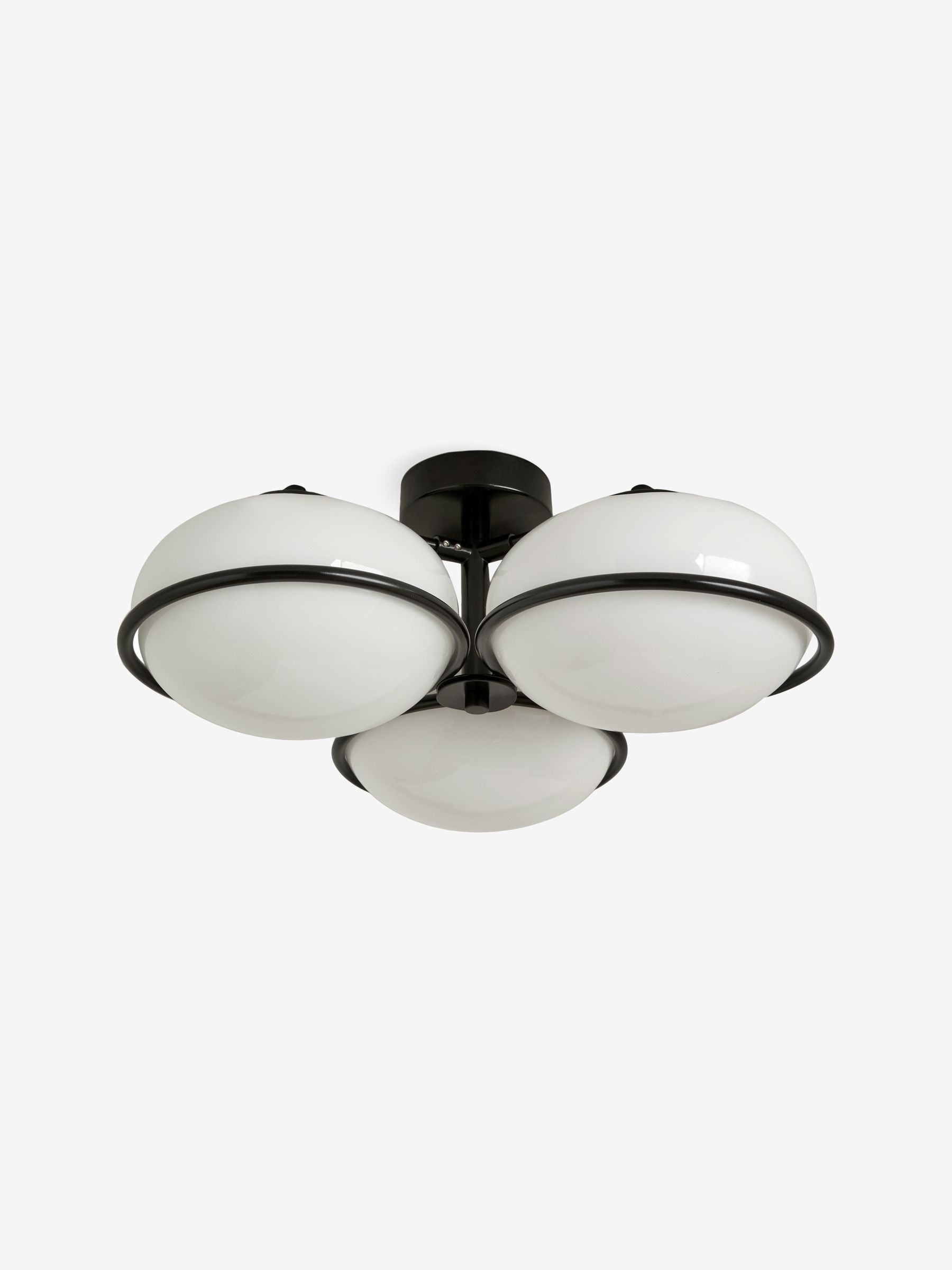 3 Light Flush Piper Light in Black - Image 5 of 6