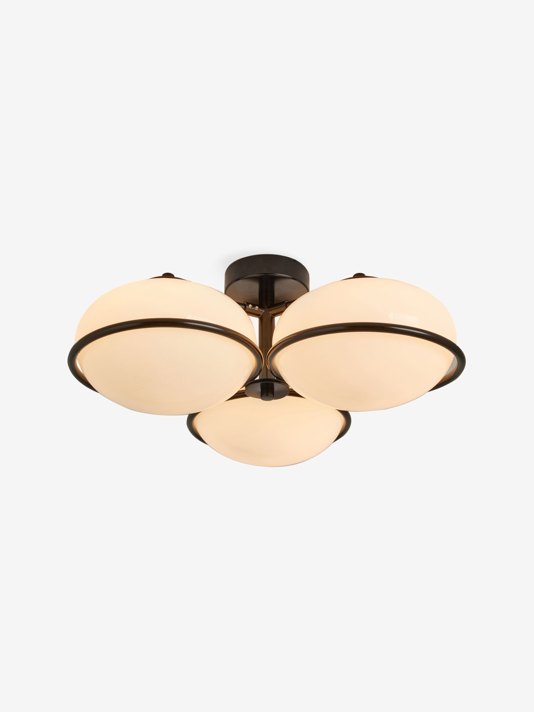 3 Light Flush Piper Light in Black - Image 6 of 6