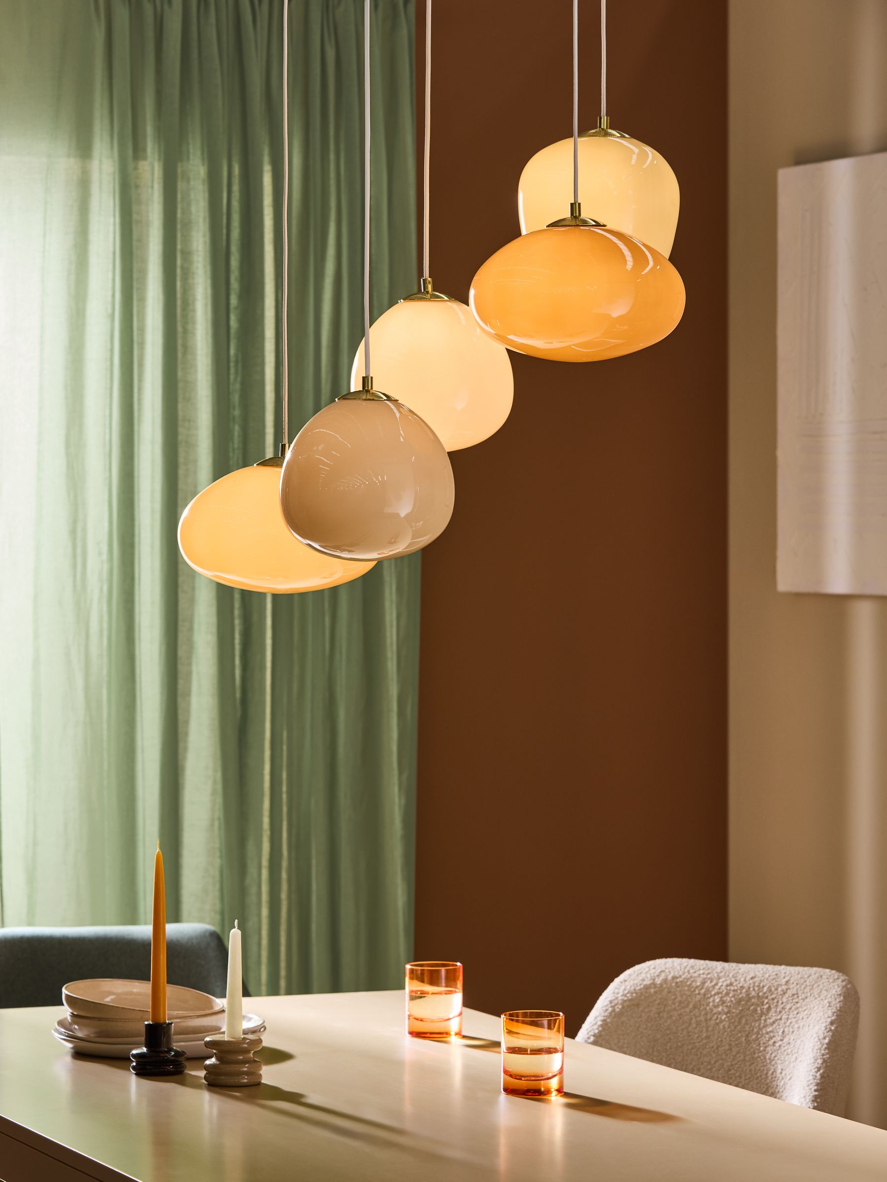 Adrianne 5 Light Cluster Pendant Ceiling Light in Neutral - Image 1 of 6