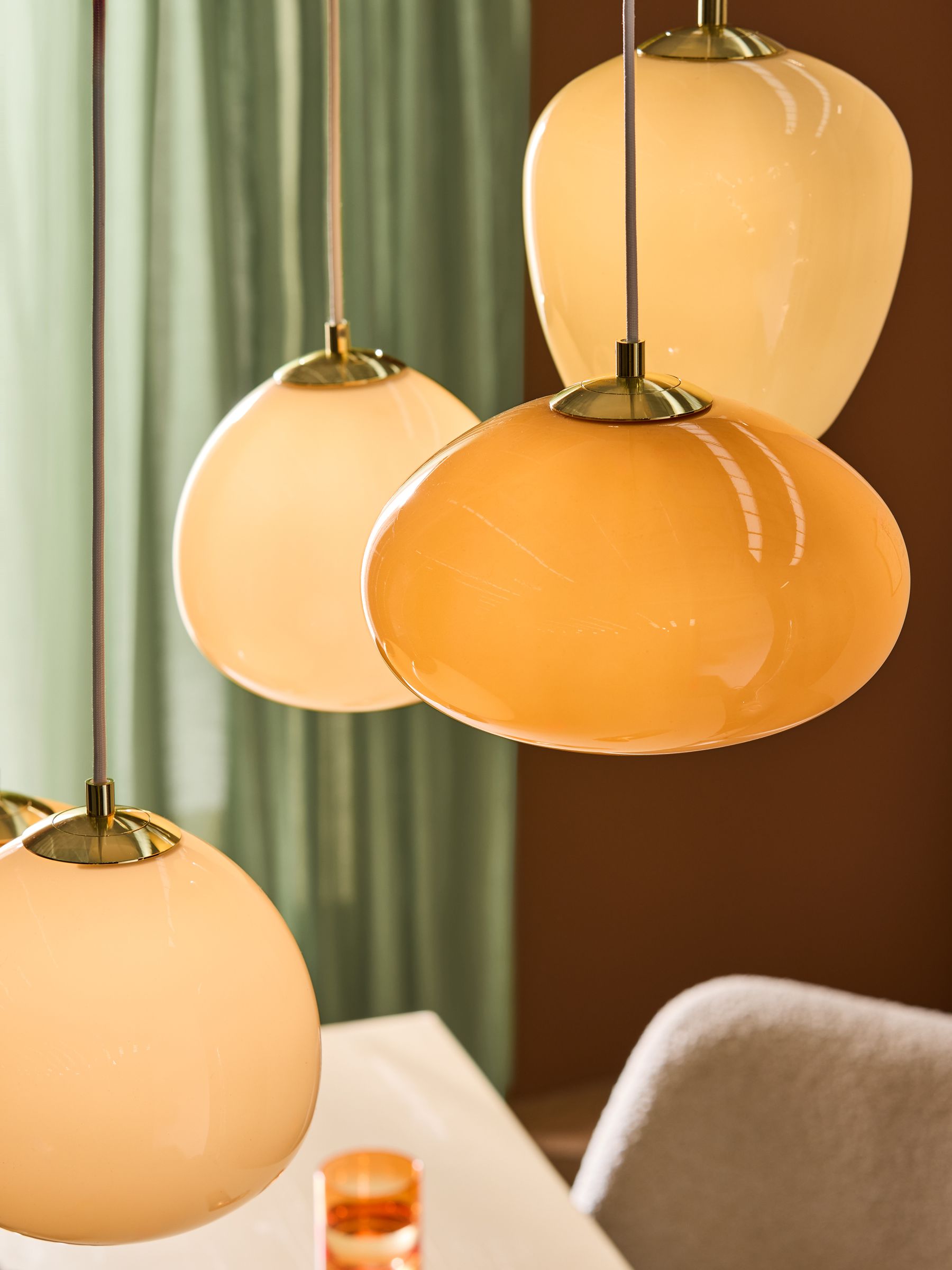 Adrianne 5 Light Cluster Pendant Ceiling Light in Neutral - Image 3 of 6