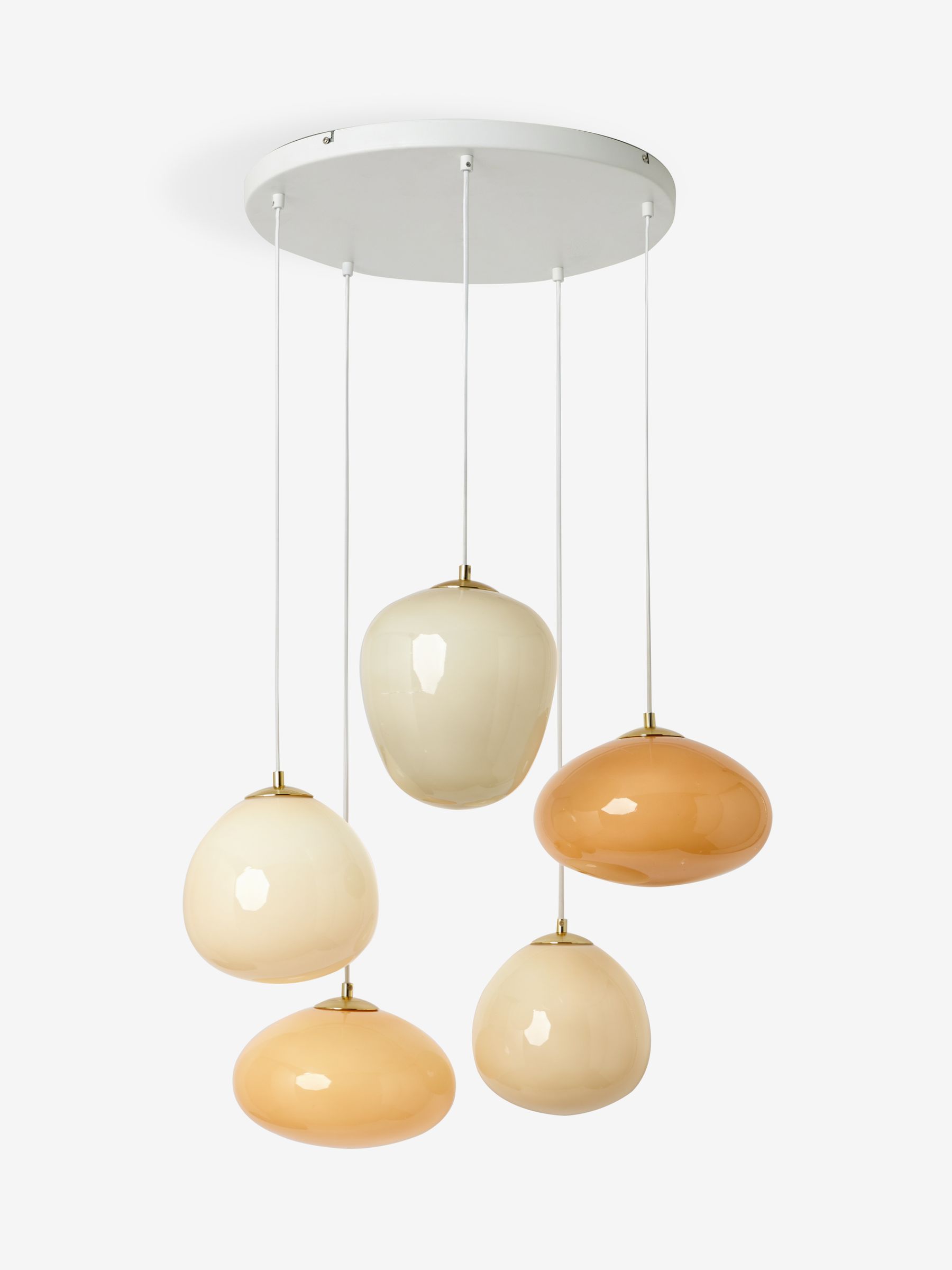 Adrianne 5 Light Cluster Pendant Ceiling Light in Neutral - Image 7 of 7 Adrianne 5 Light Cluster Pendant Ceiling Light in Neutral - Image 7 of 7