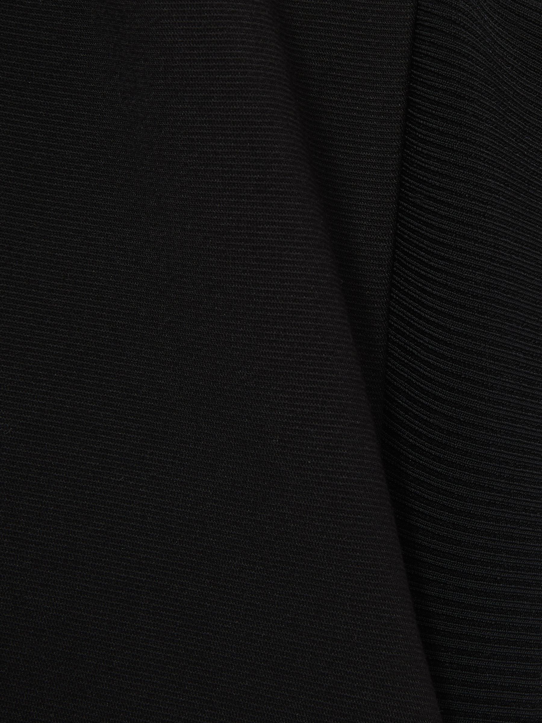 Draped Jersey-Twill Sleeveless Top in Black - image 5