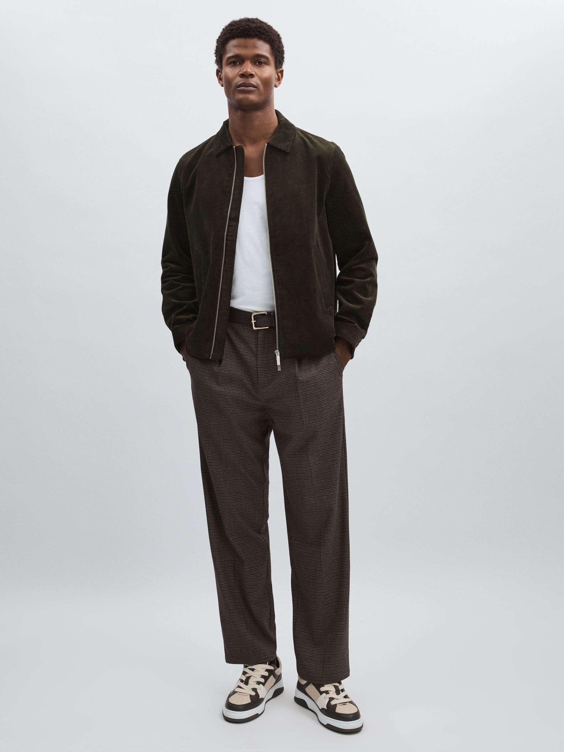 Jacket in Dark Green - Image 1 of 6
