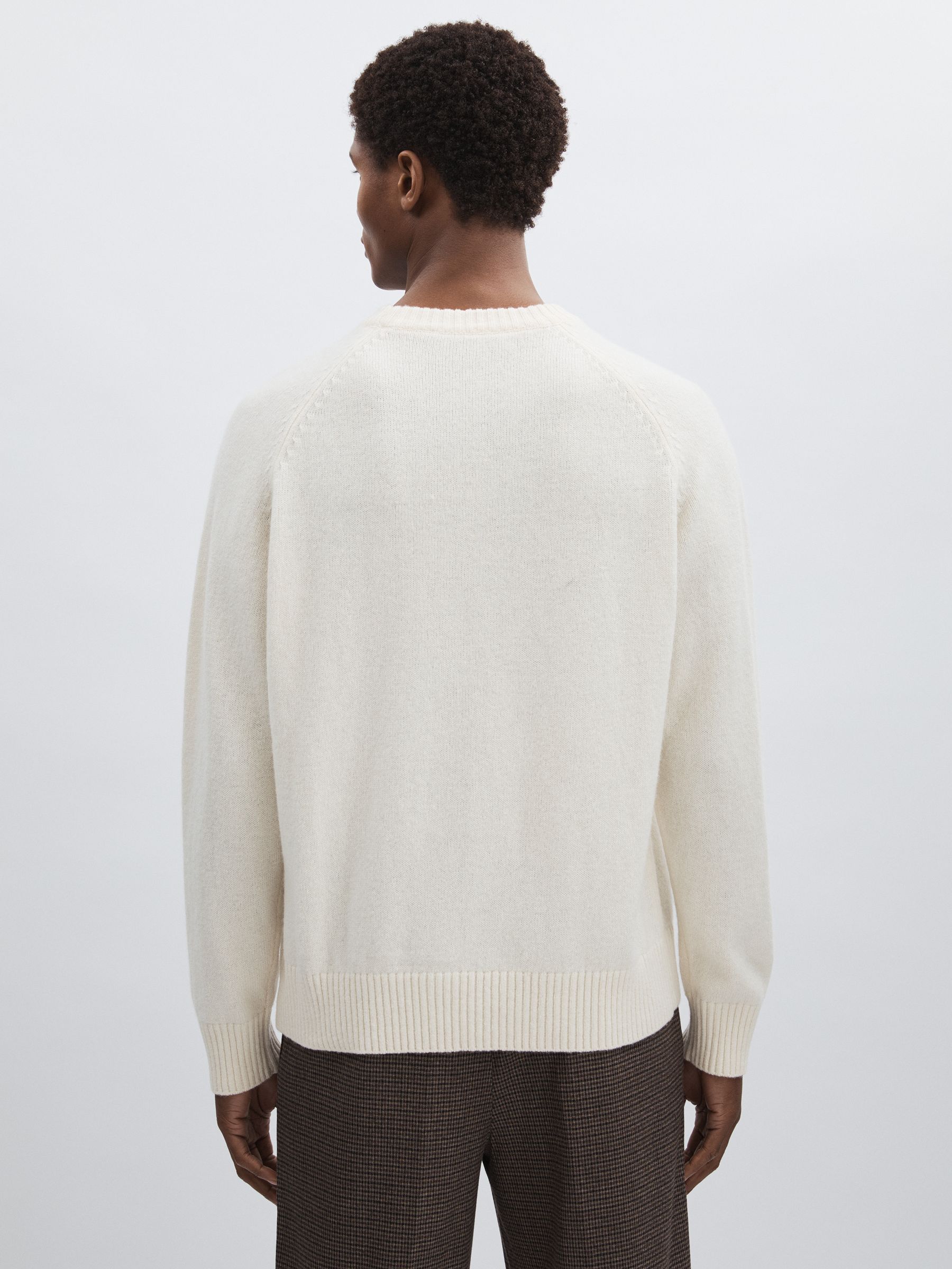 Jacquard Jumper in Sand/Ivory - Image 4 of 5