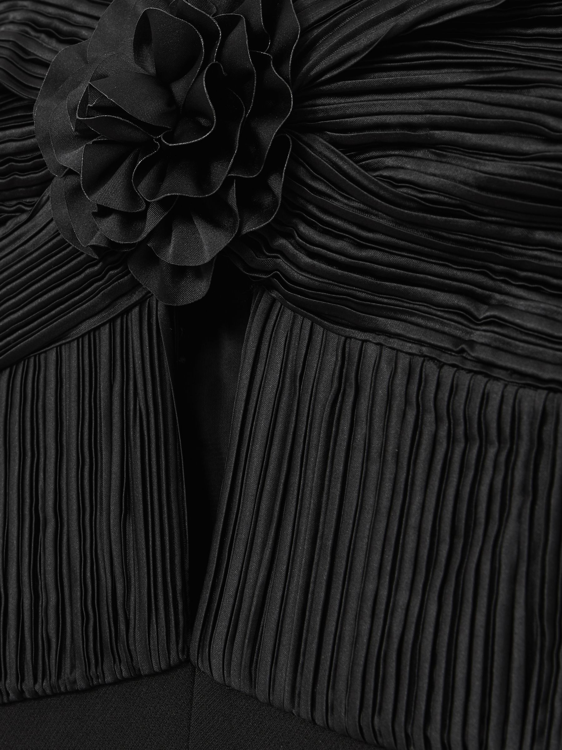 Amur Cady Rosette Jumpsuit in Black - Image 6 of 6