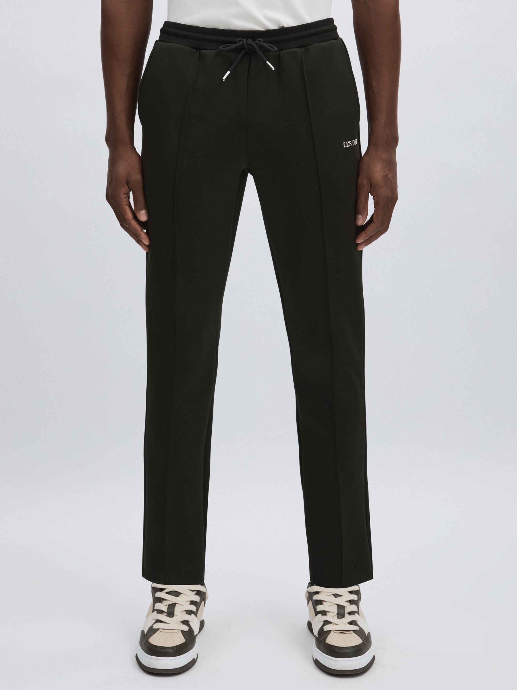 Slim Fit Drawstring Joggers in Dark Green - Image 3 of 6