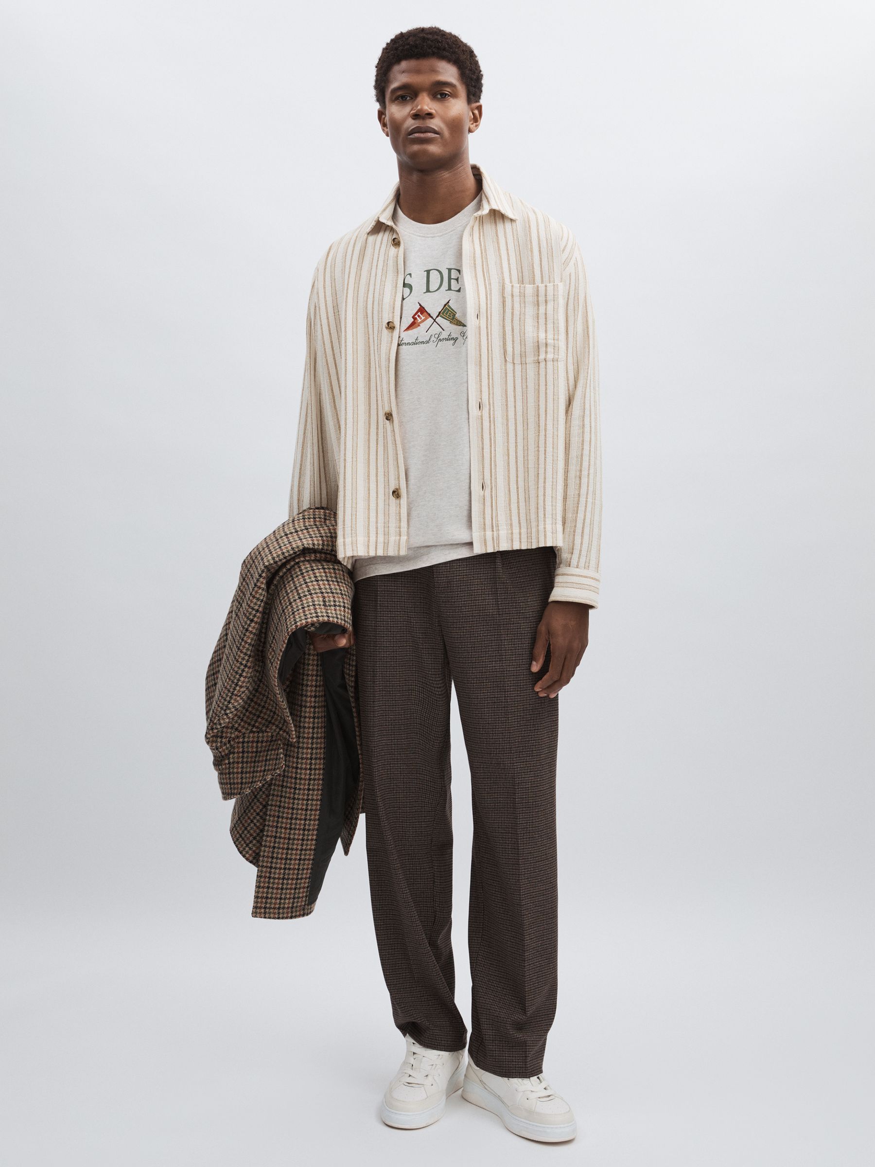 Organic-Cotton Ivy League T-Shirt in Oatmeal - Image 5 of 6