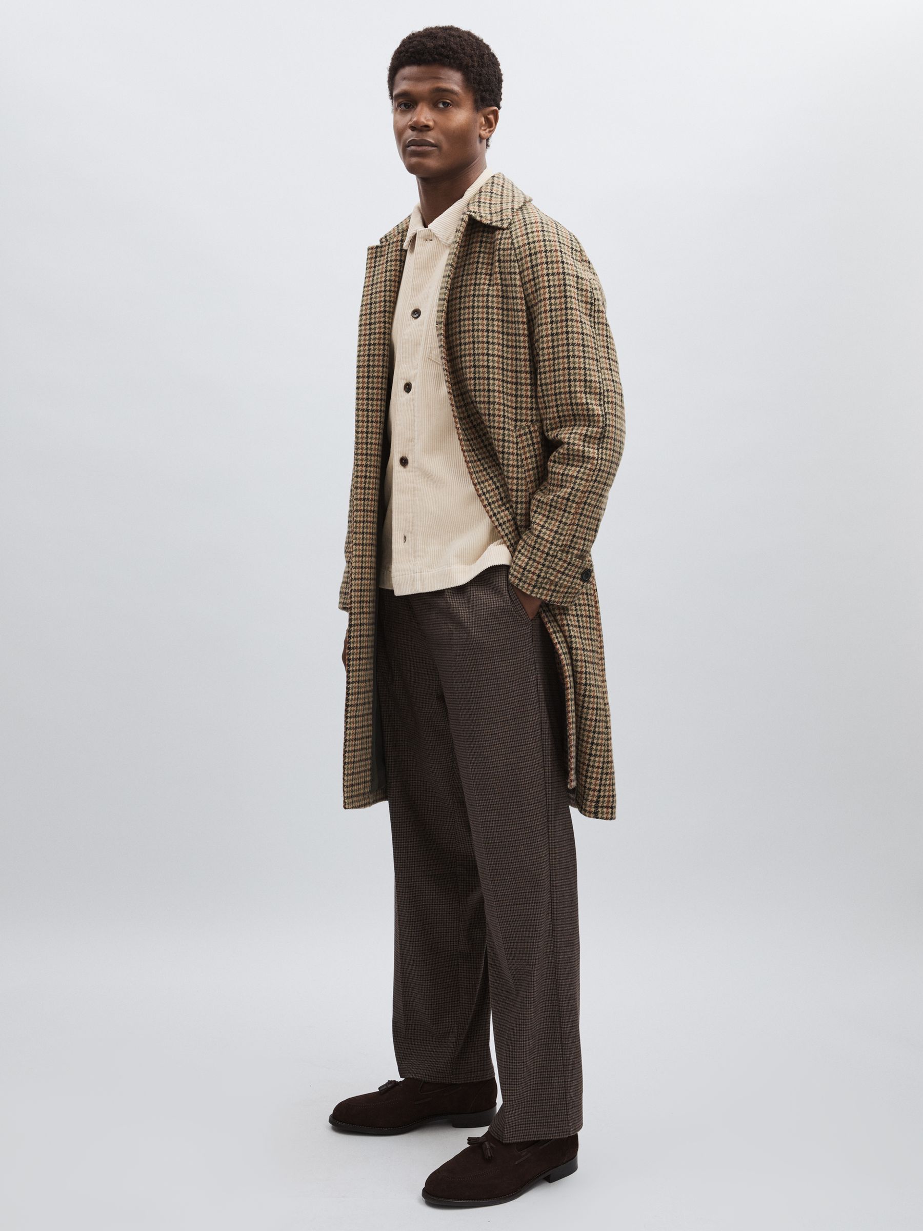 Coat in Brown/Black - Image 6 of 7