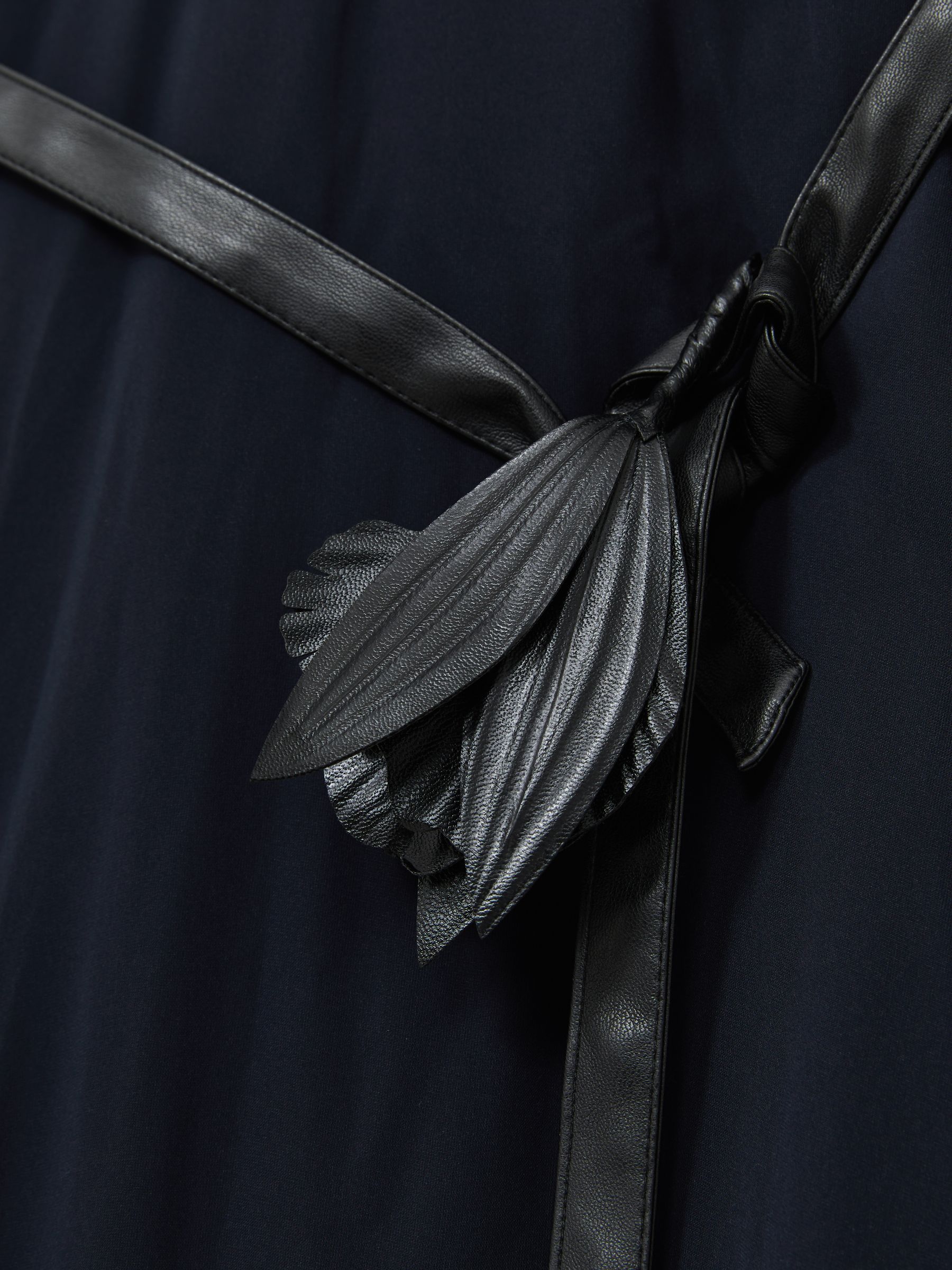 Halston Bell Sleeve Maxi Dress in Dark Navy - image 5