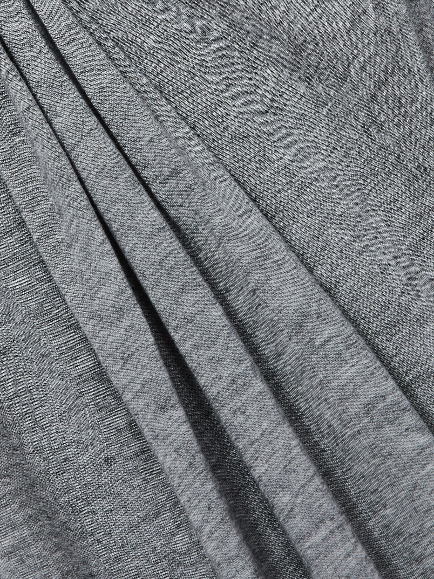 13-14 yrs Jersey Knotted Midi Dress in Grey - Image 4 of 4