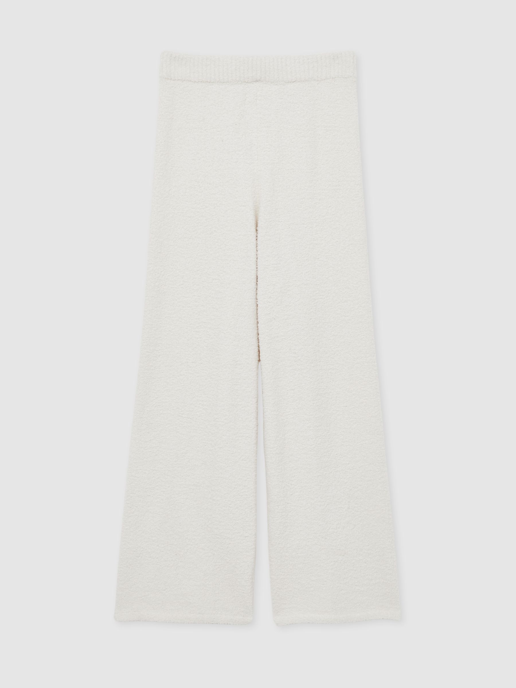 Calvin Klein Chenille Straight-Leg Joggers in Ivory - Image 2 of 5