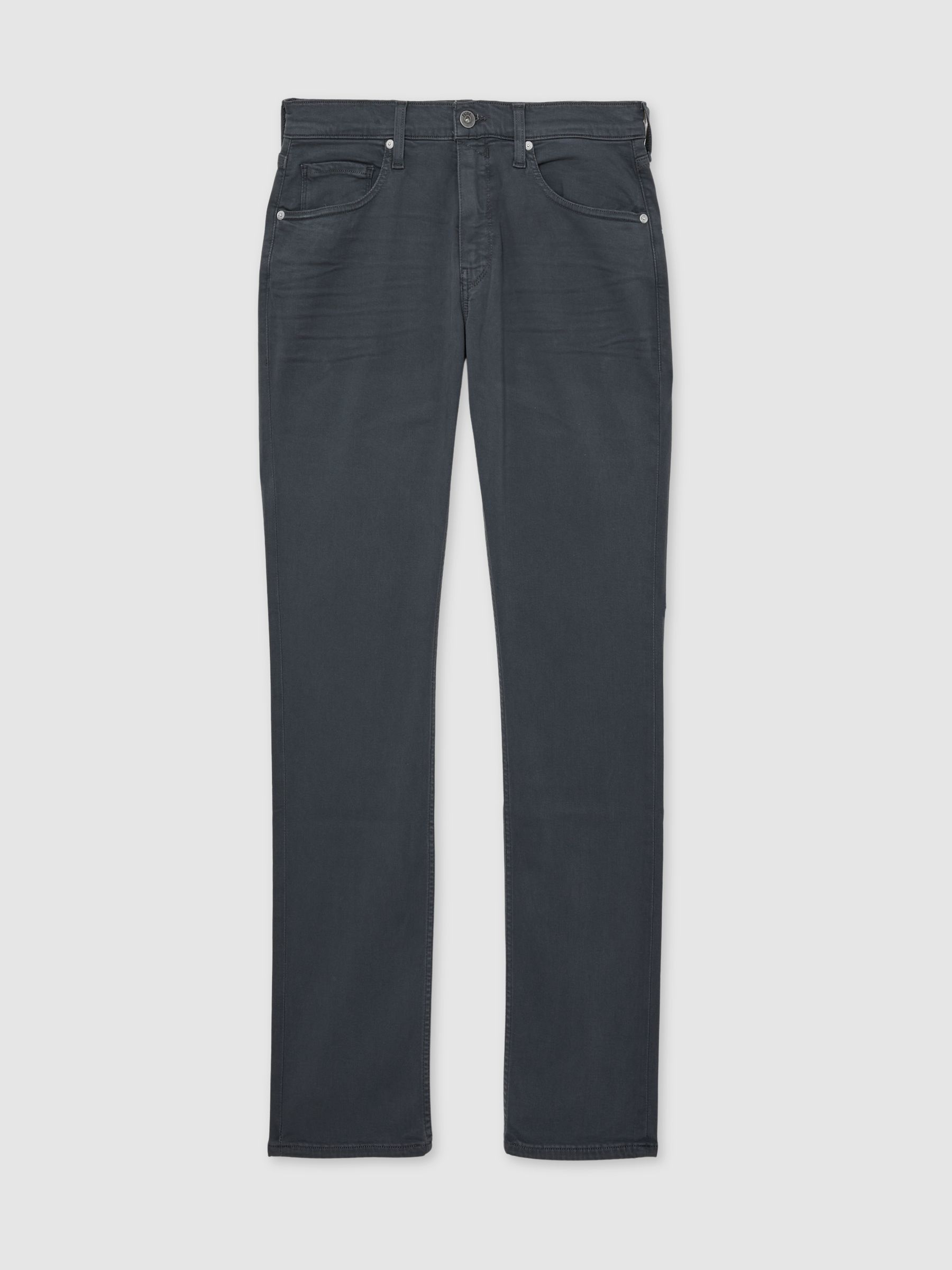Paige Slim Straight-Leg Jeans in Vintage Onyx Blue - Image 2 of 6