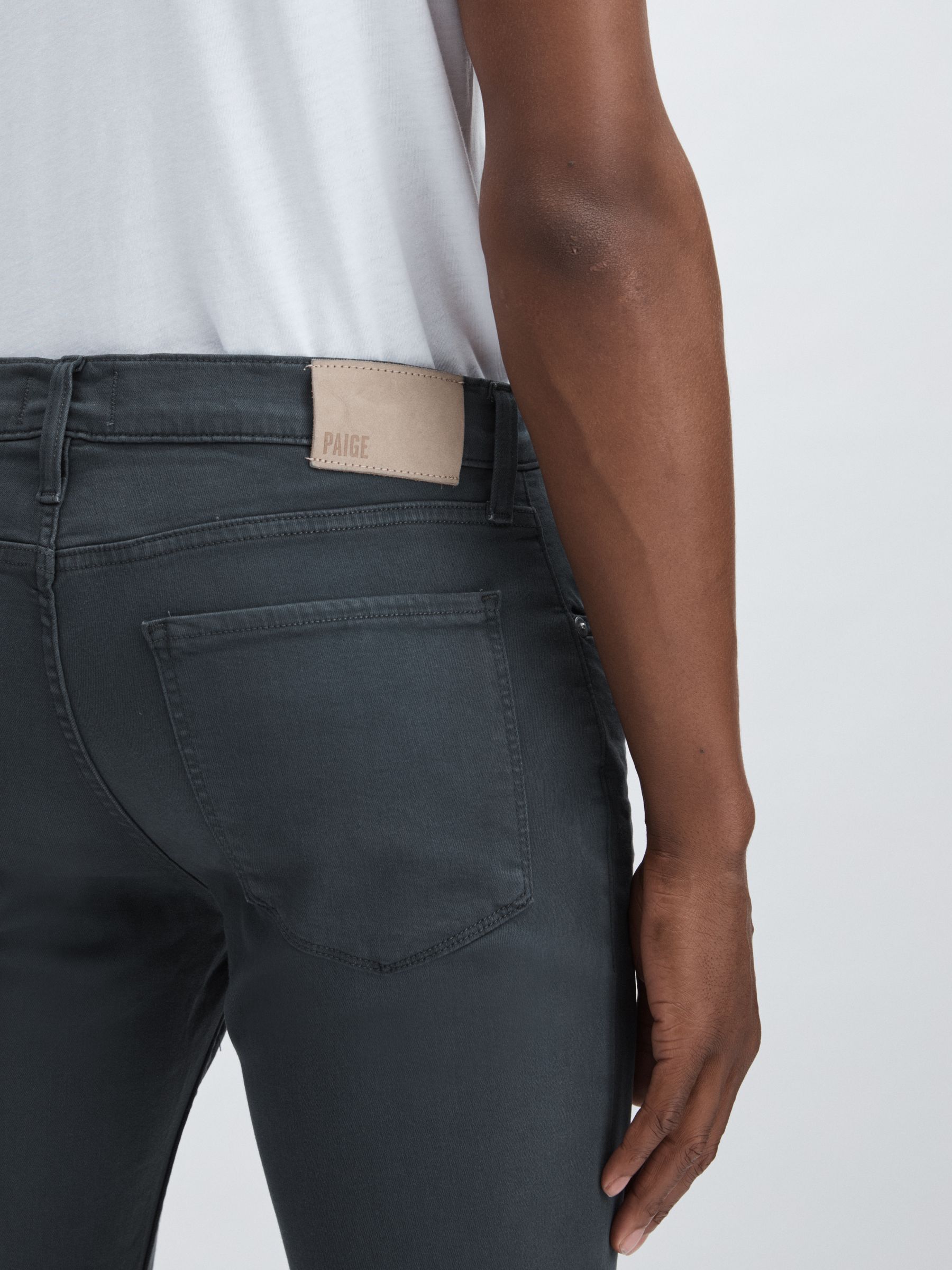 Paige Slim Straight-Leg Jeans in Vintage Onyx Blue - Image 4 of 6