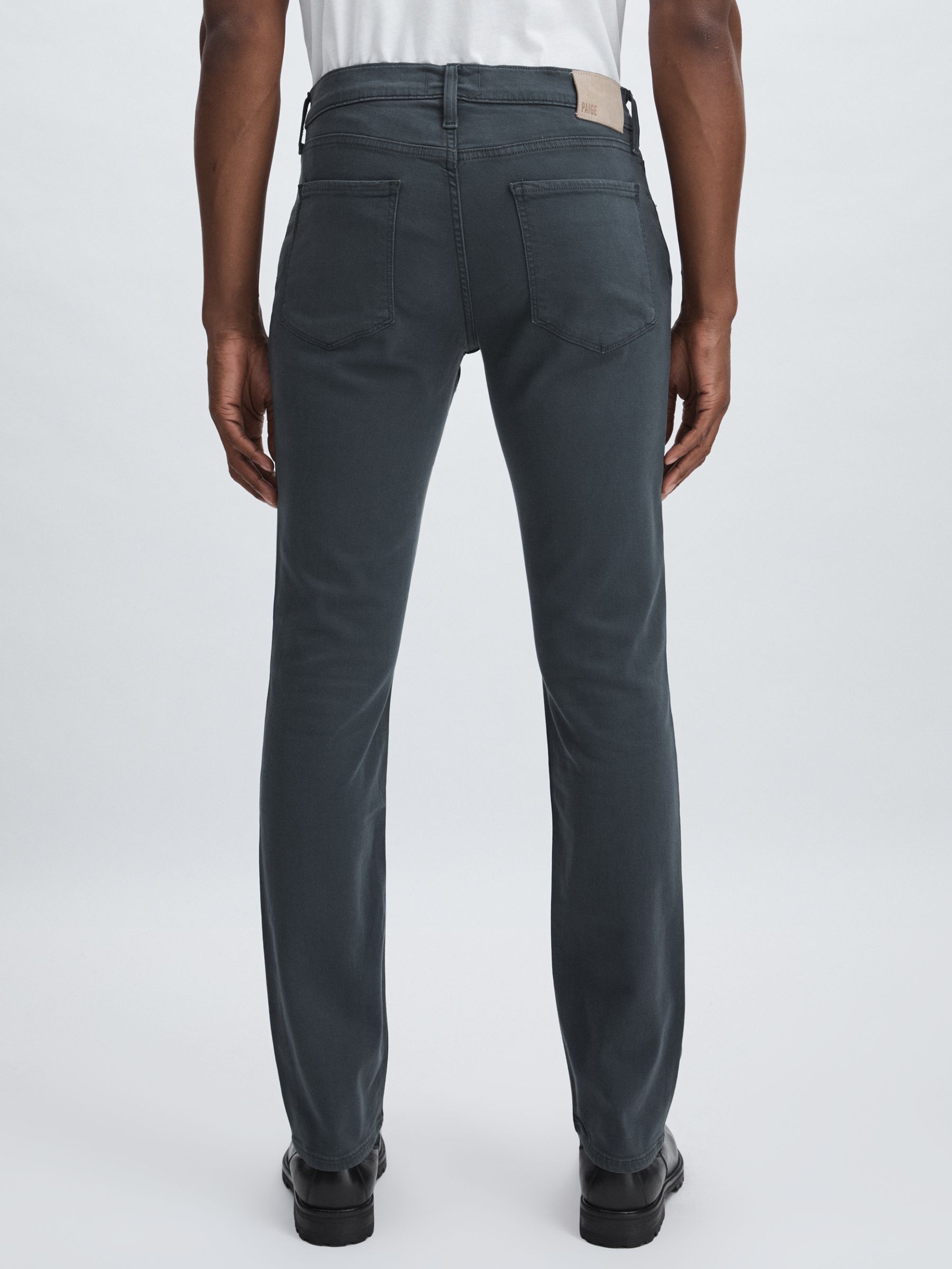 Paige Slim Straight-Leg Jeans in Vintage Onyx Blue - Image 5 of 6