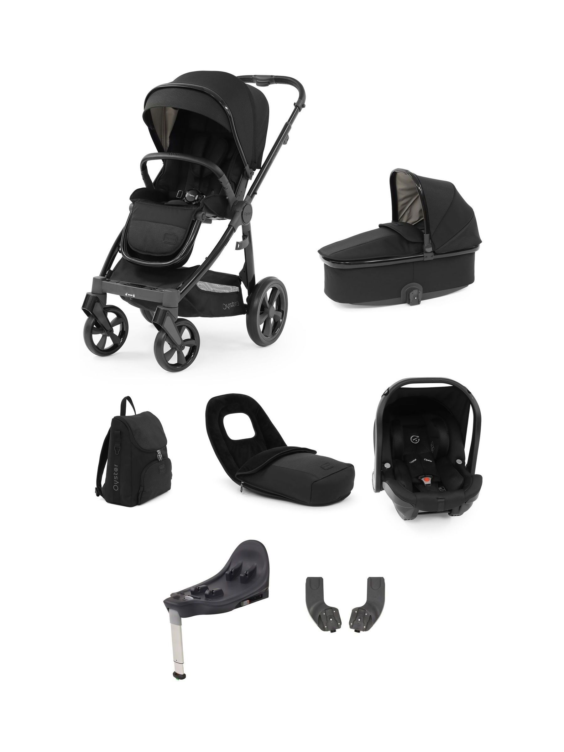 Oyster 3 Stone Luxury 7 Piece Bundle with Capsule Car Seat & Base - Image 1 of 6