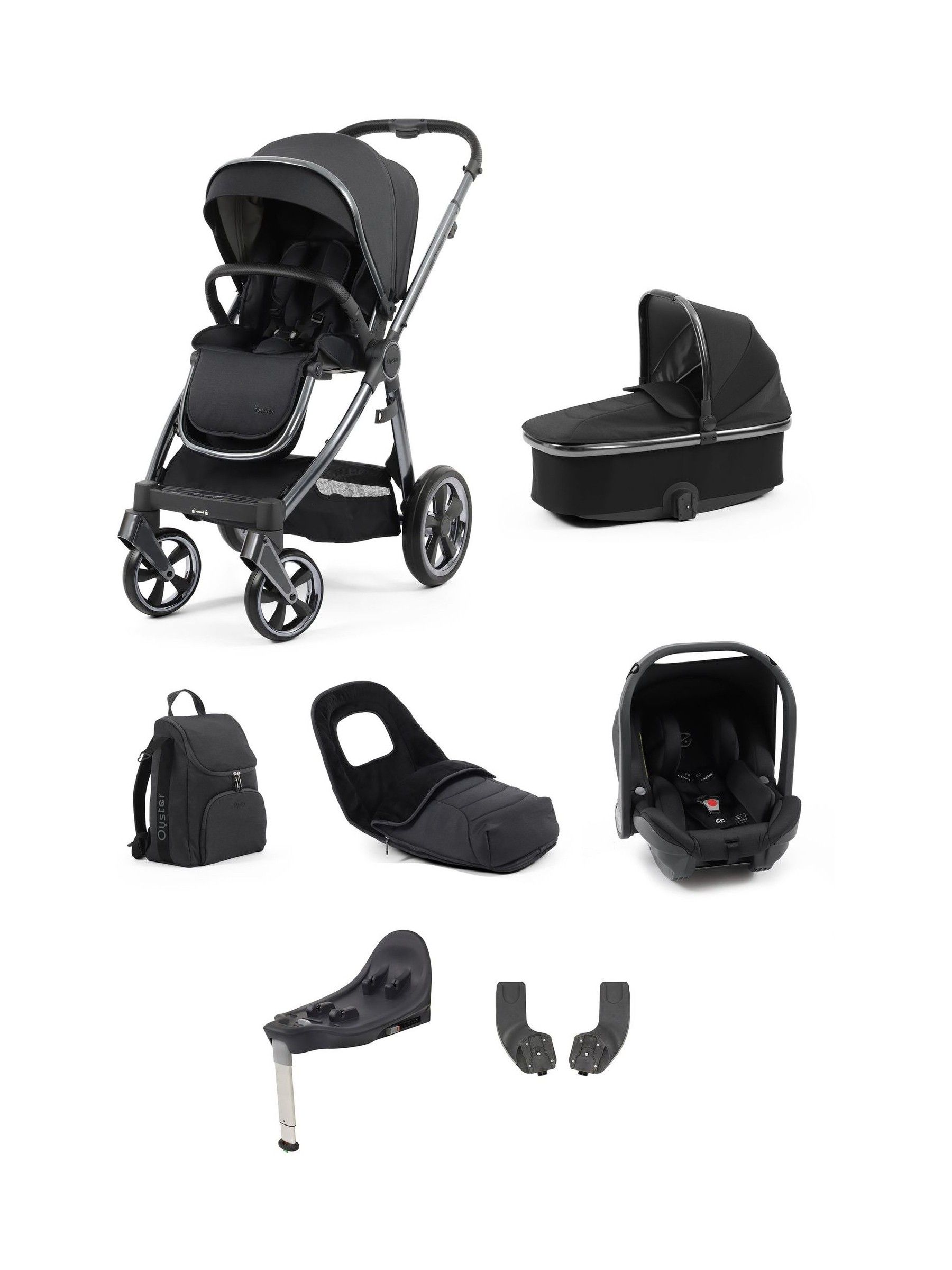 Oyster 3 Carbonite Luxury 7 Piece Bundle with Capsule Car Seat & Base - Image 2 of 6