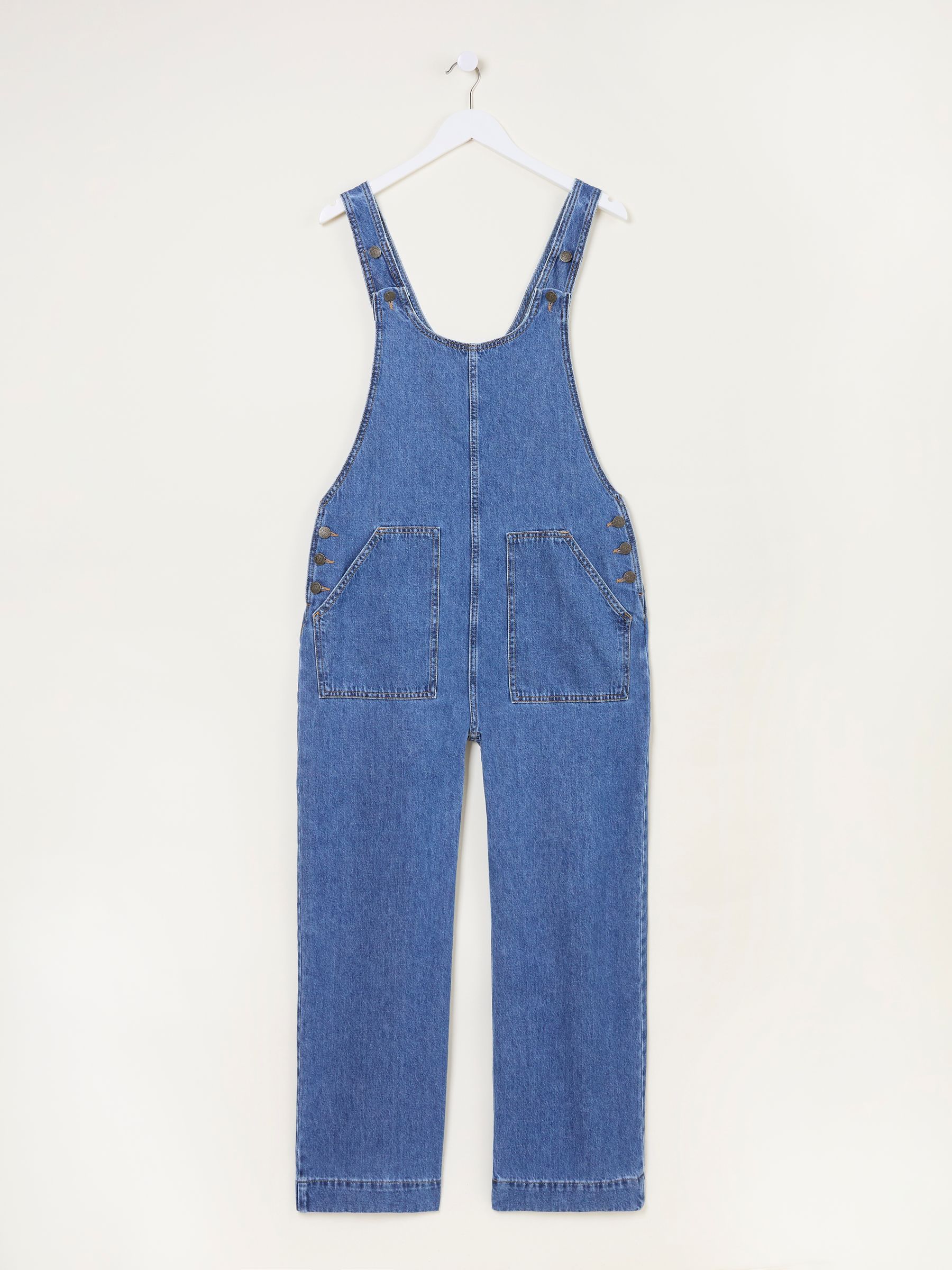 Raffles Denim Vintage Relaxed Fit Dungarees - Image 6 of 6