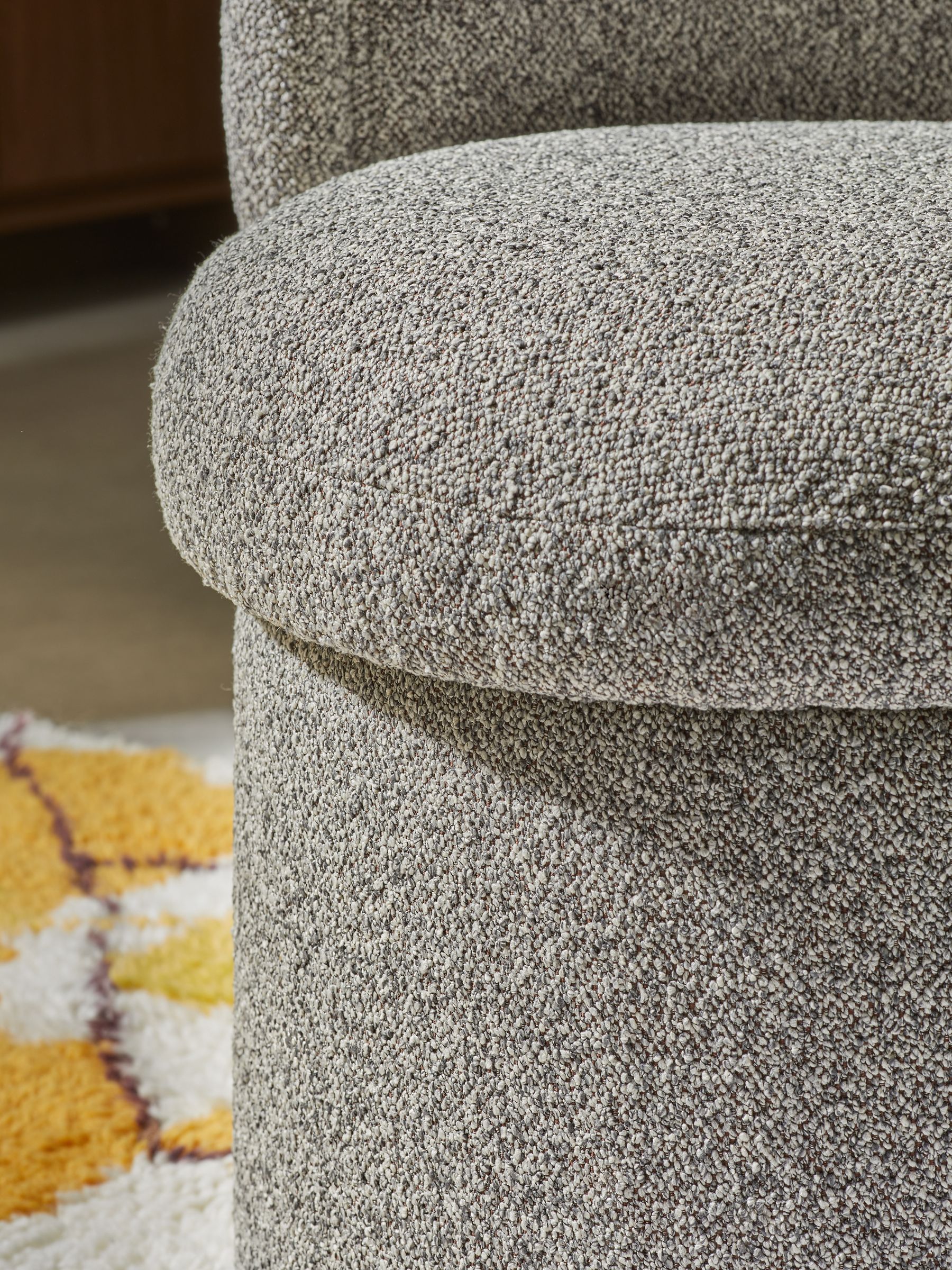 Eva Accent in Grey Marl Pax Boucle - Image 2 of 5