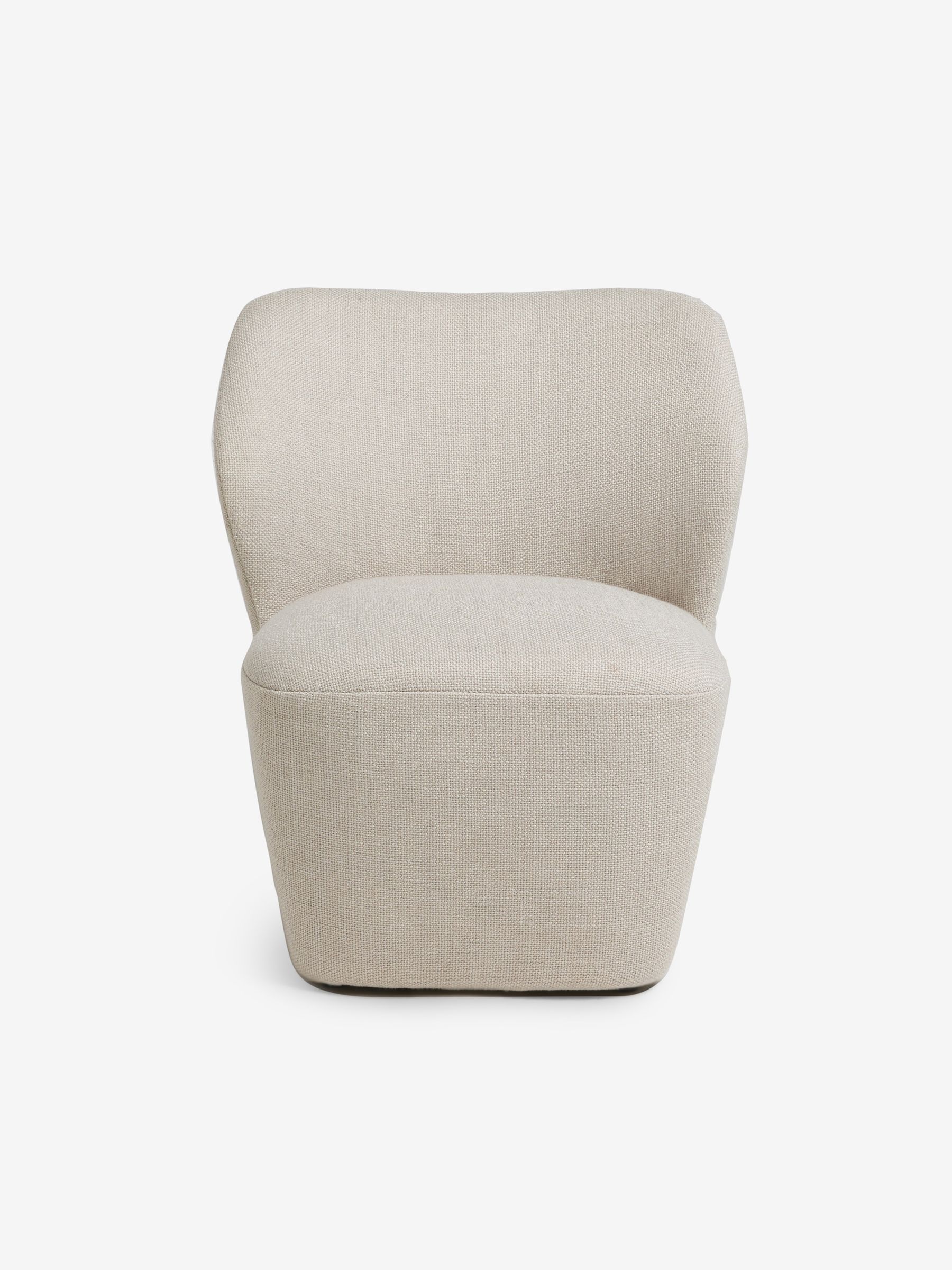 Topeka Accent Chair in Natural Oat Textured Weave - Image 4 of 6