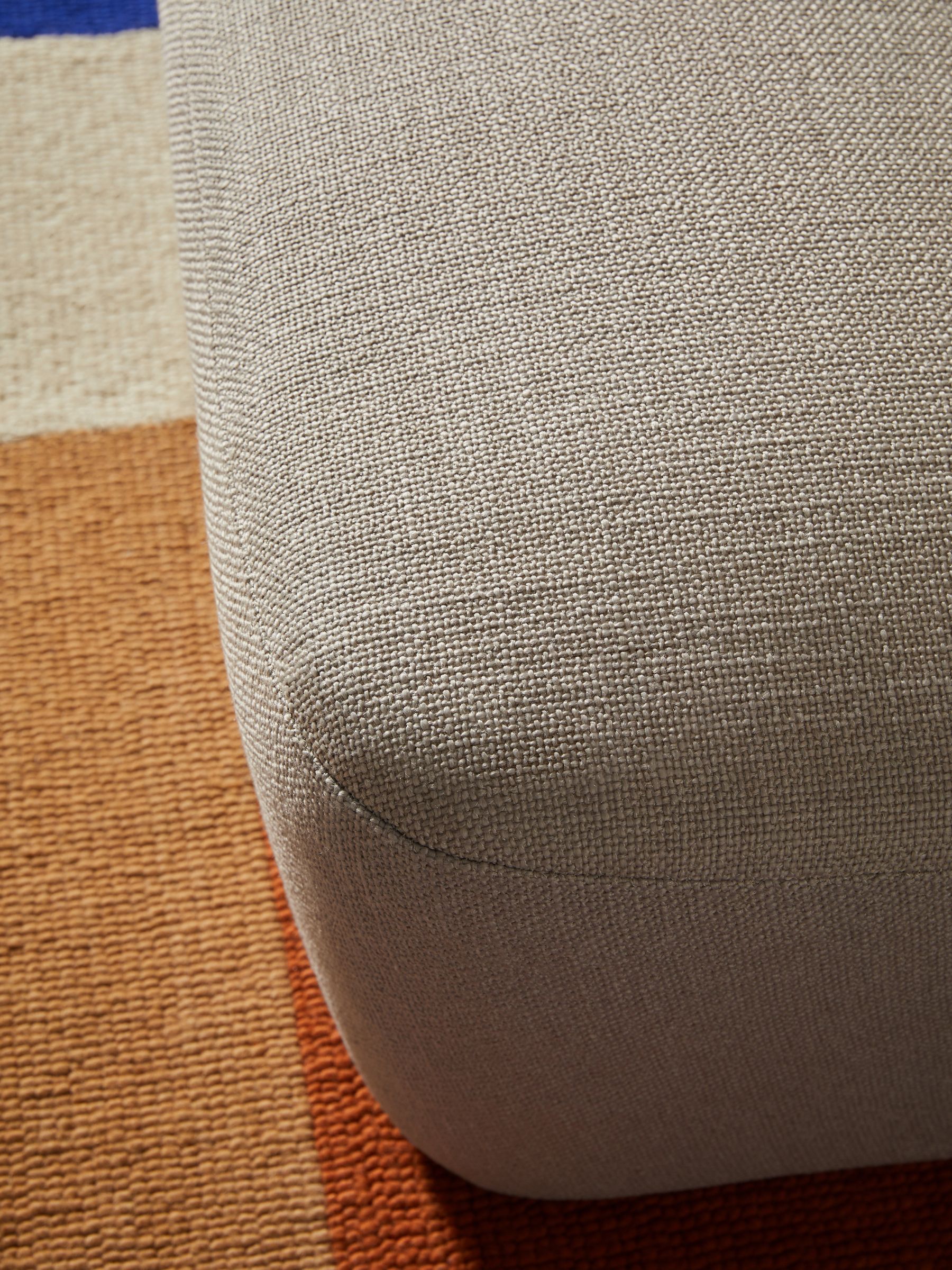 Topeka Small 2 Seater Sofa in Natural Oat Textured Weave - Image 2 of 6
