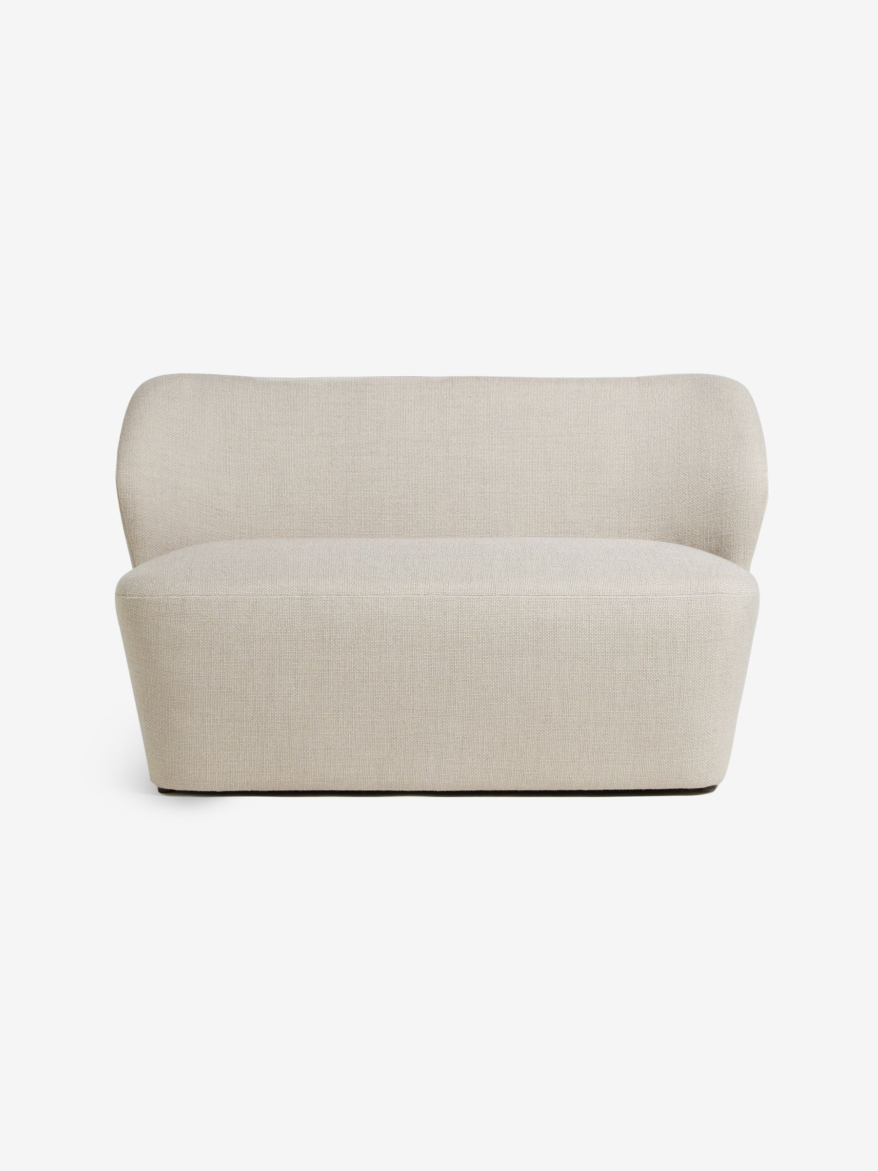 Topeka Small 2 Seater Sofa in Natural Oat Textured Weave - Image 5 of 6