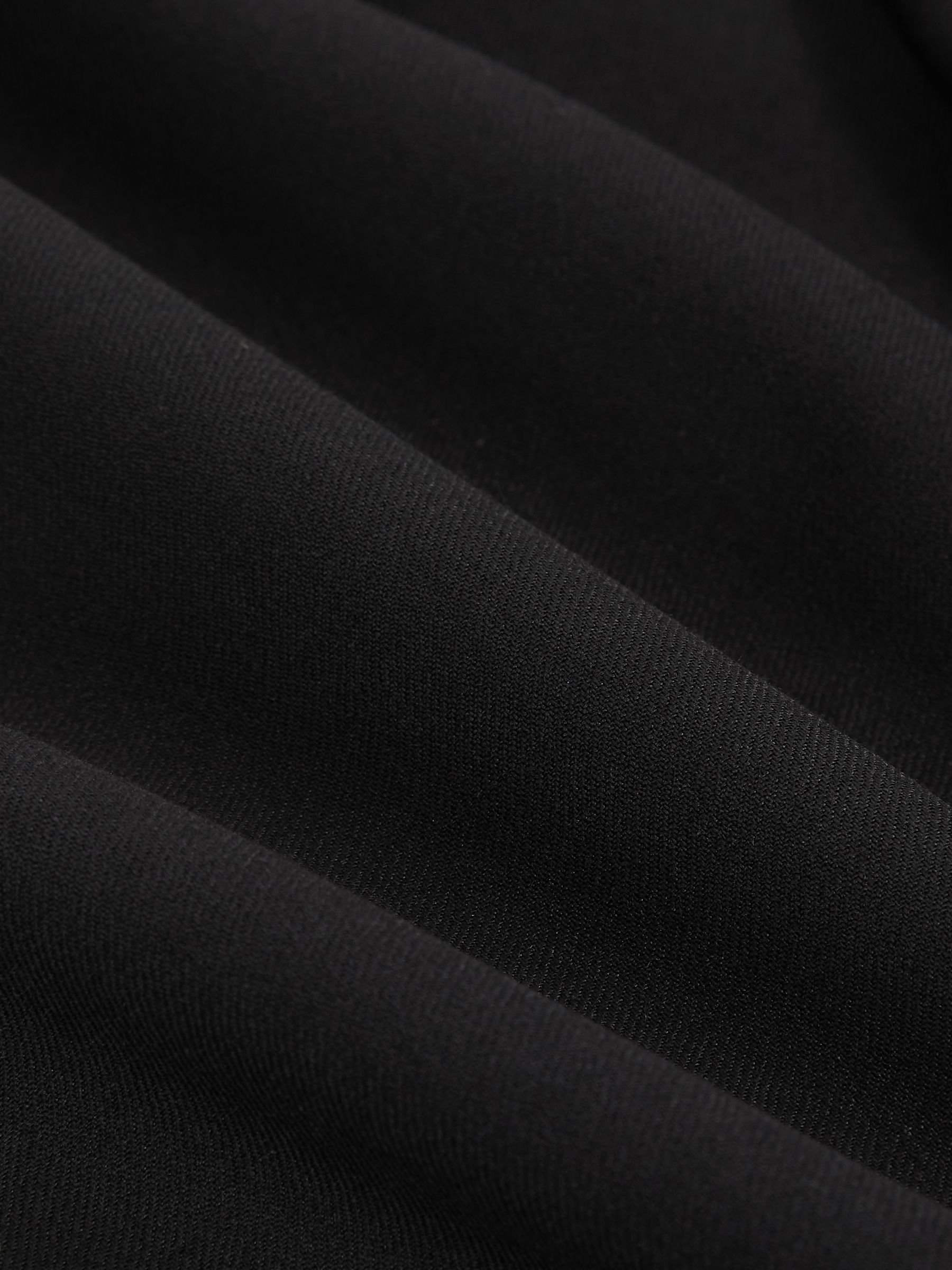 Slim-Fit Single Breasted Wool Suit Jacket in Black - image 4