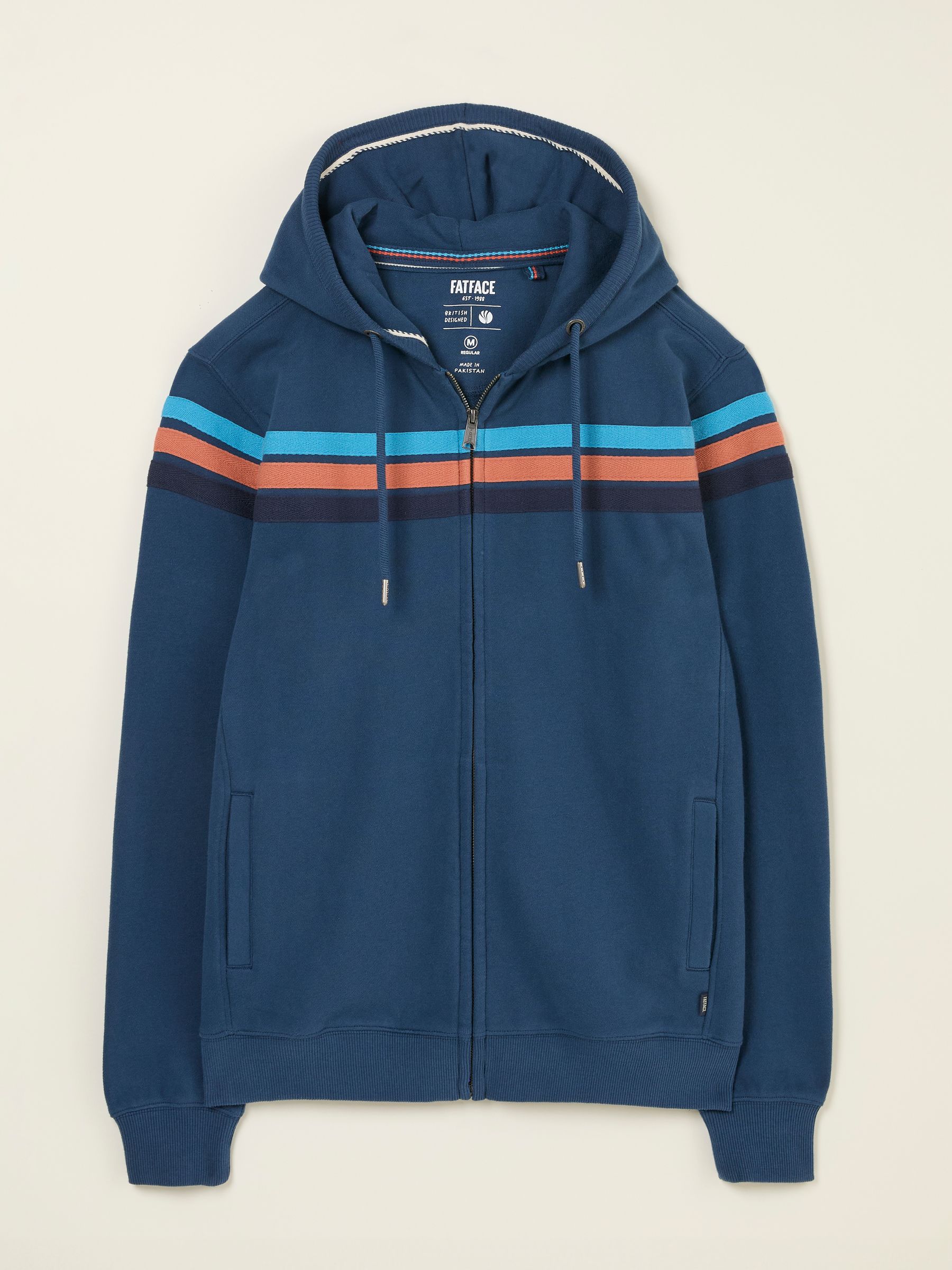 Brooke Navy Brooke Cut and Sew Hoody - Image 4 of 4