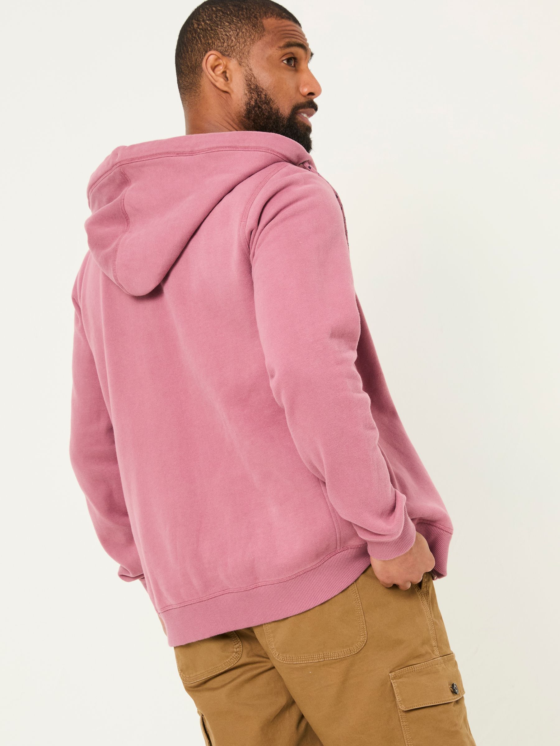 Brooke Heather Purple Zip Through Hoodie - Image 2 of 5